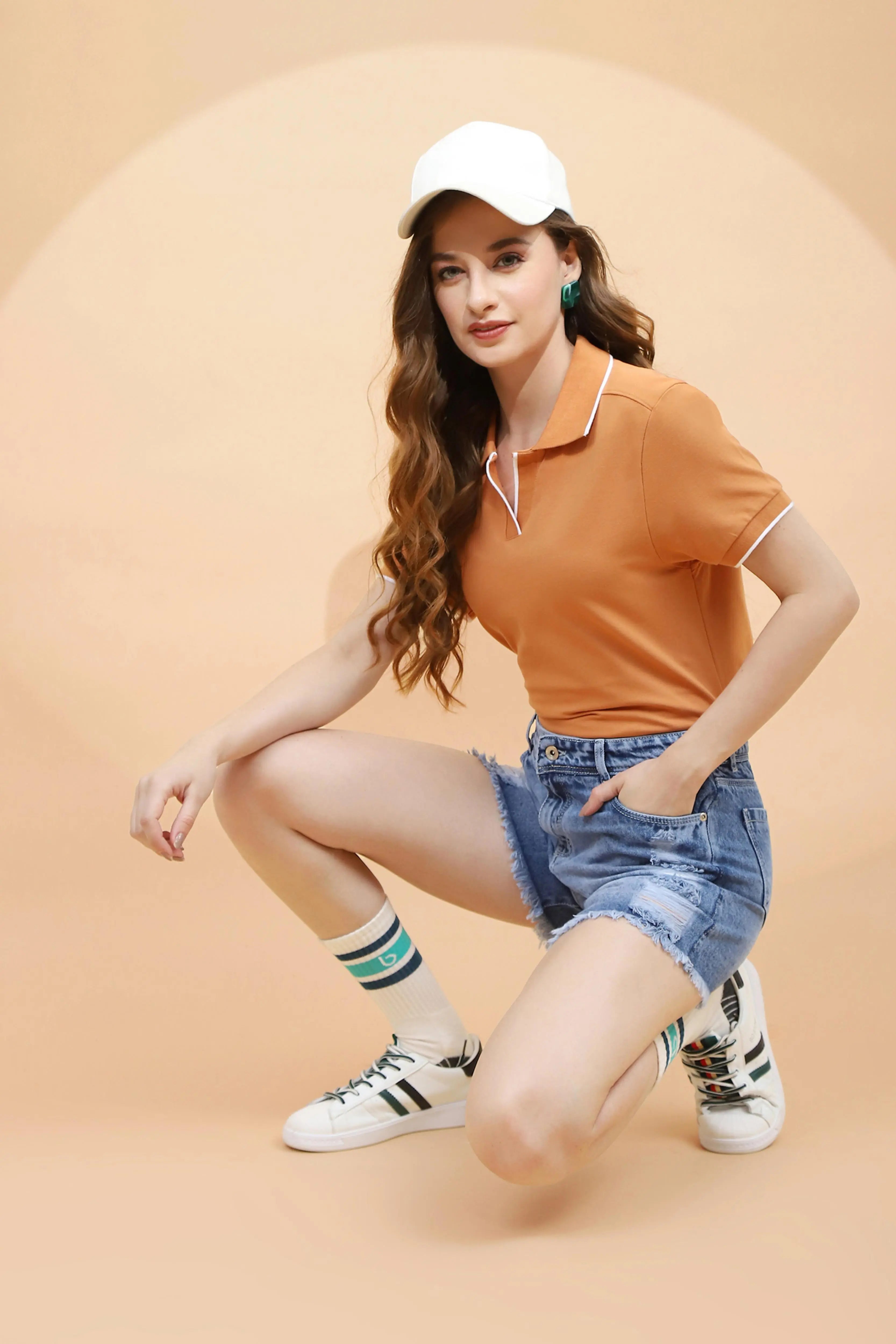 Dark Blue Cotton Regular Fit Shorts - Global Republic