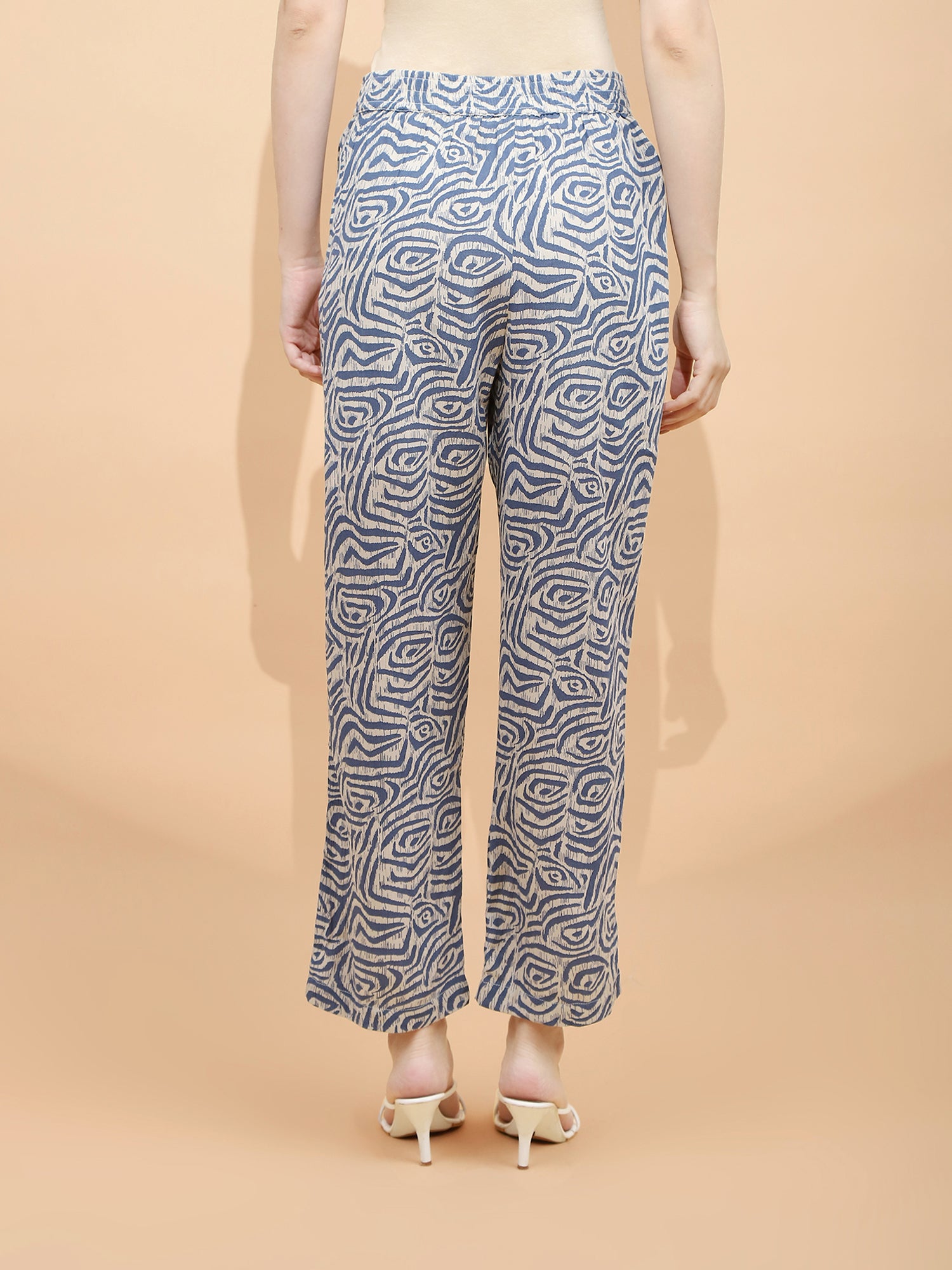 Printed Rayon Relaxed Fit Lower - Global Republic