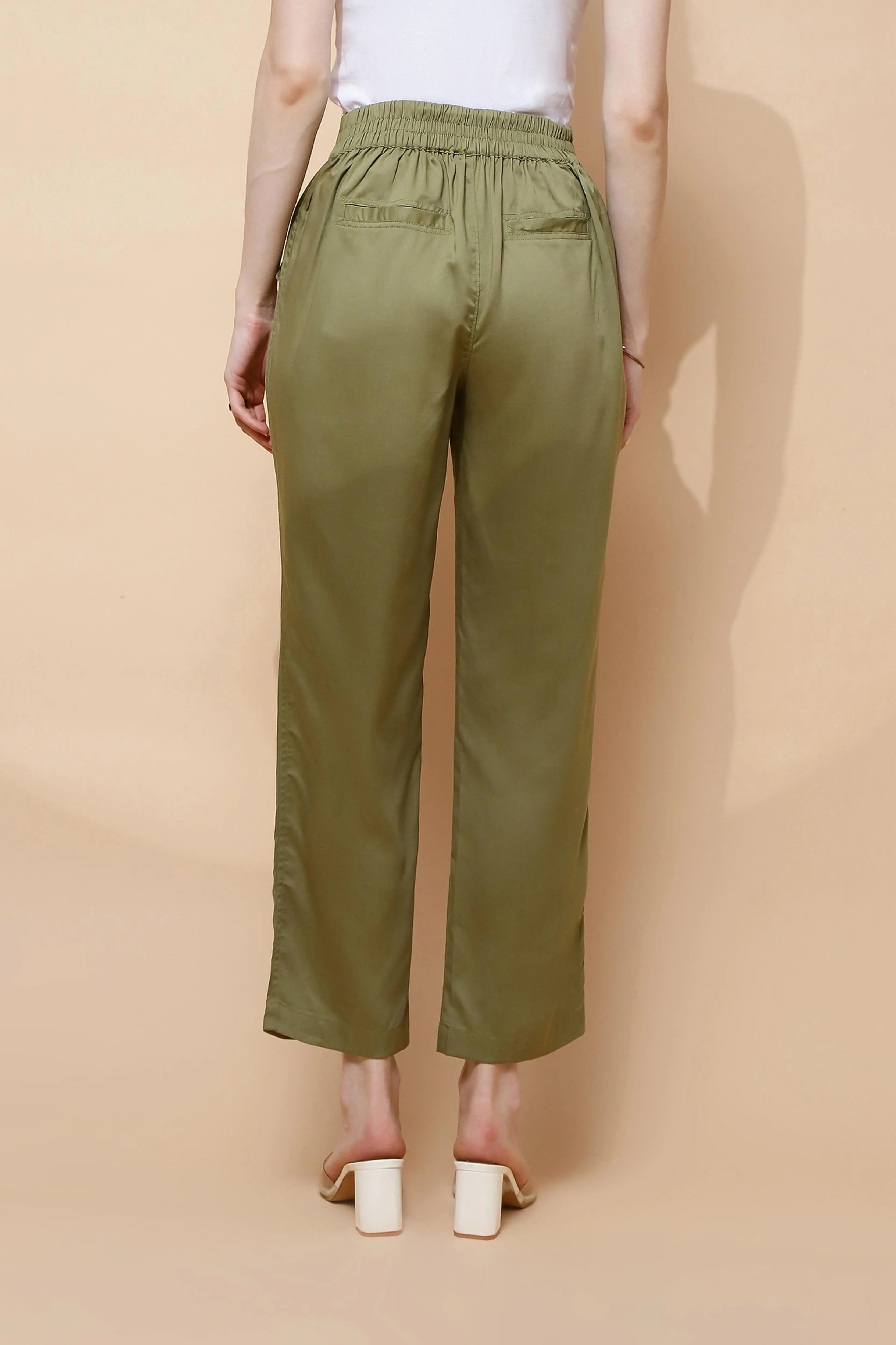 Avocado Rayon Relaxed Fit Lower - Global Republic