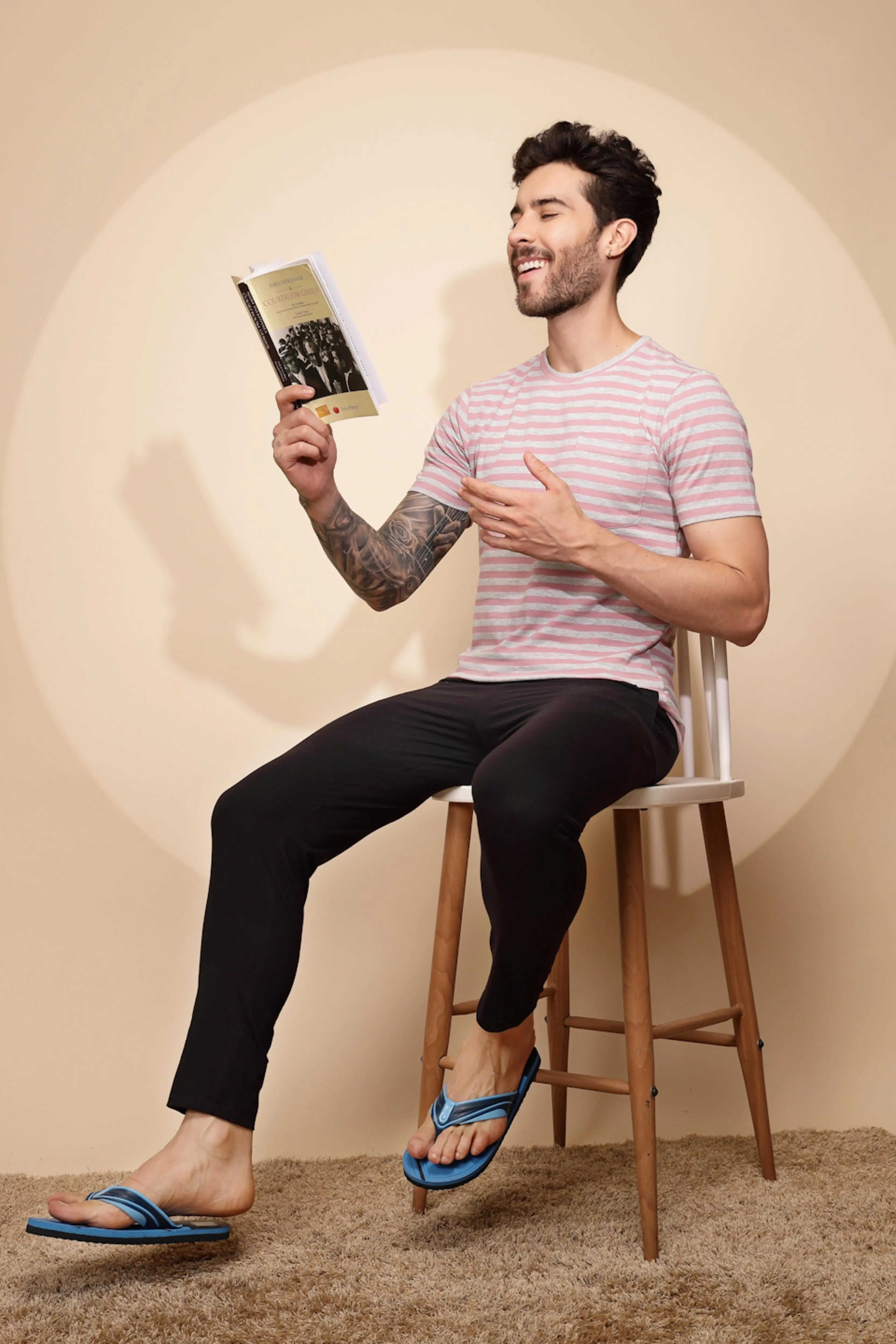 Pink Cotton Blend Slim Night Suit Set - Global Republic