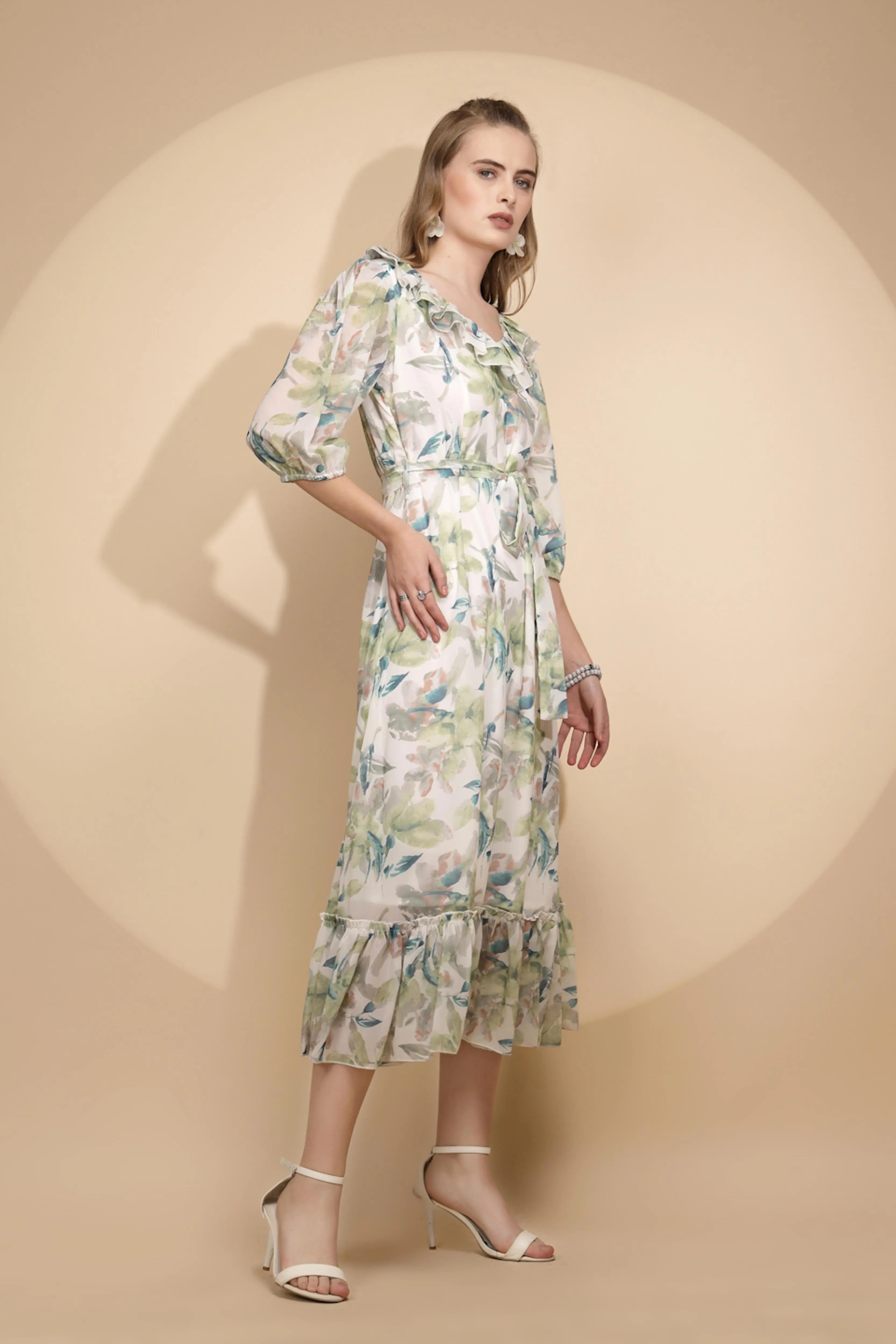 Multicolor  Regular Fit Dress For Women - Global Republic