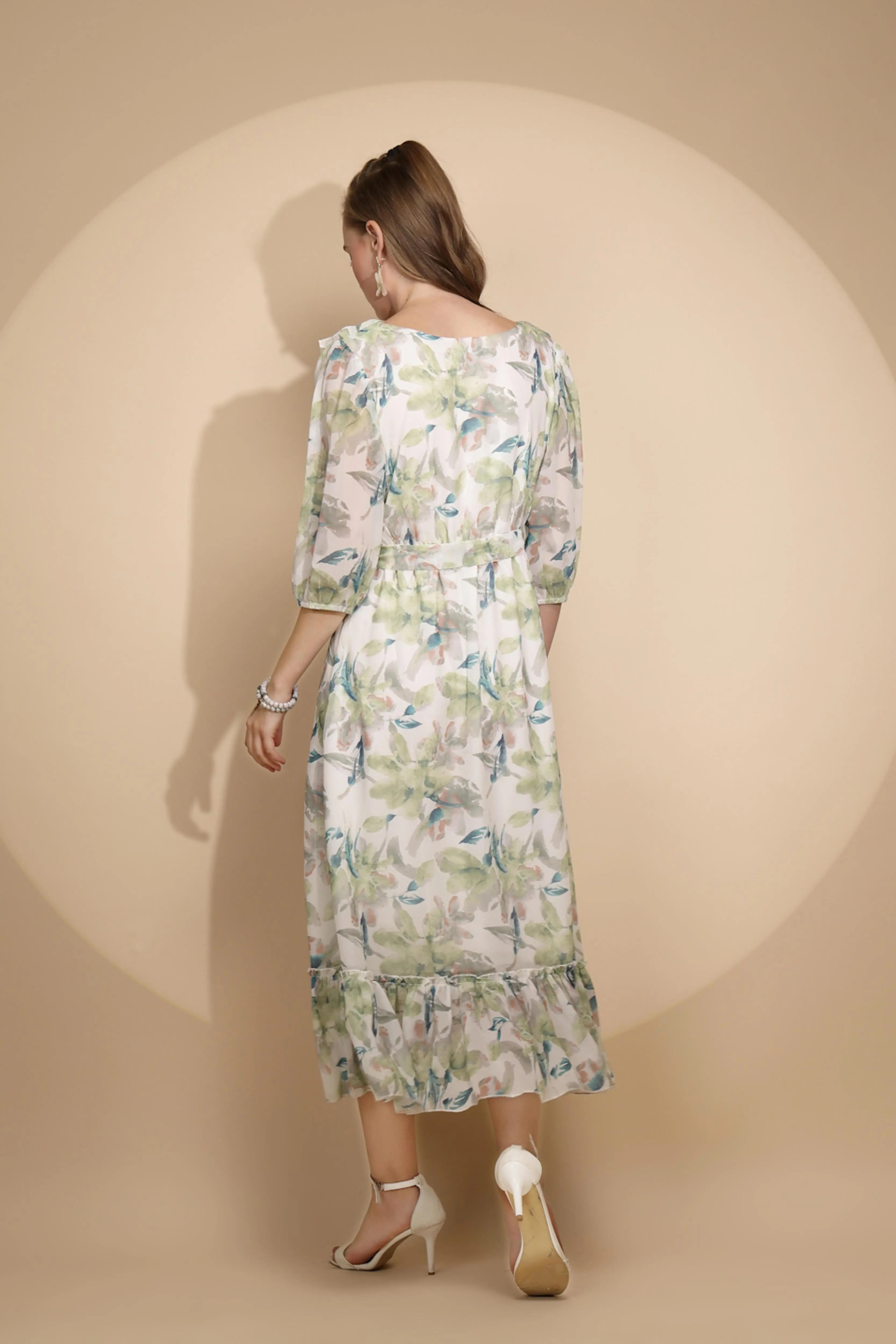 Multicolor  Regular Fit Dress For Women - Global Republic