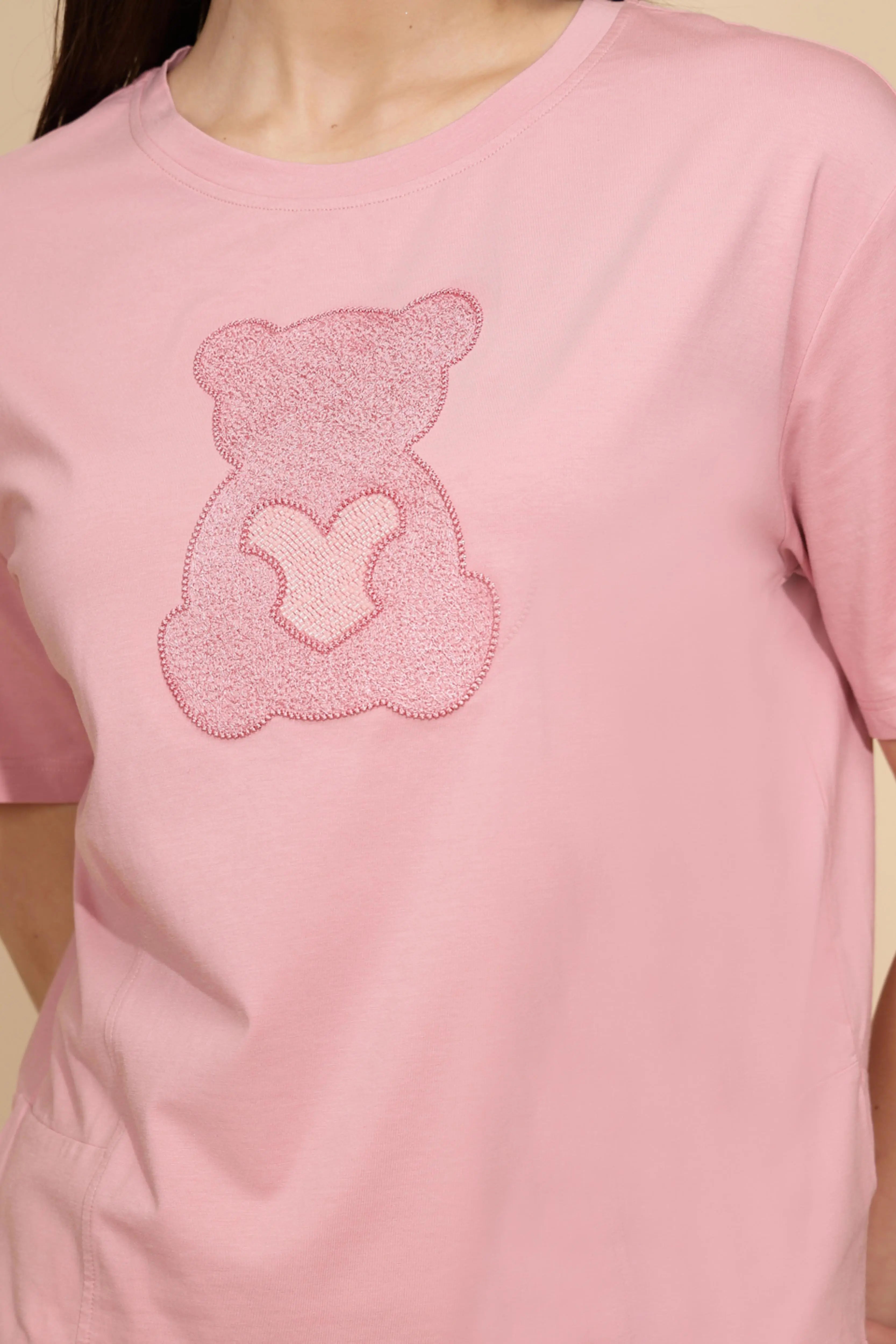 Pink Regular Fit Cotton Top - Global Republic