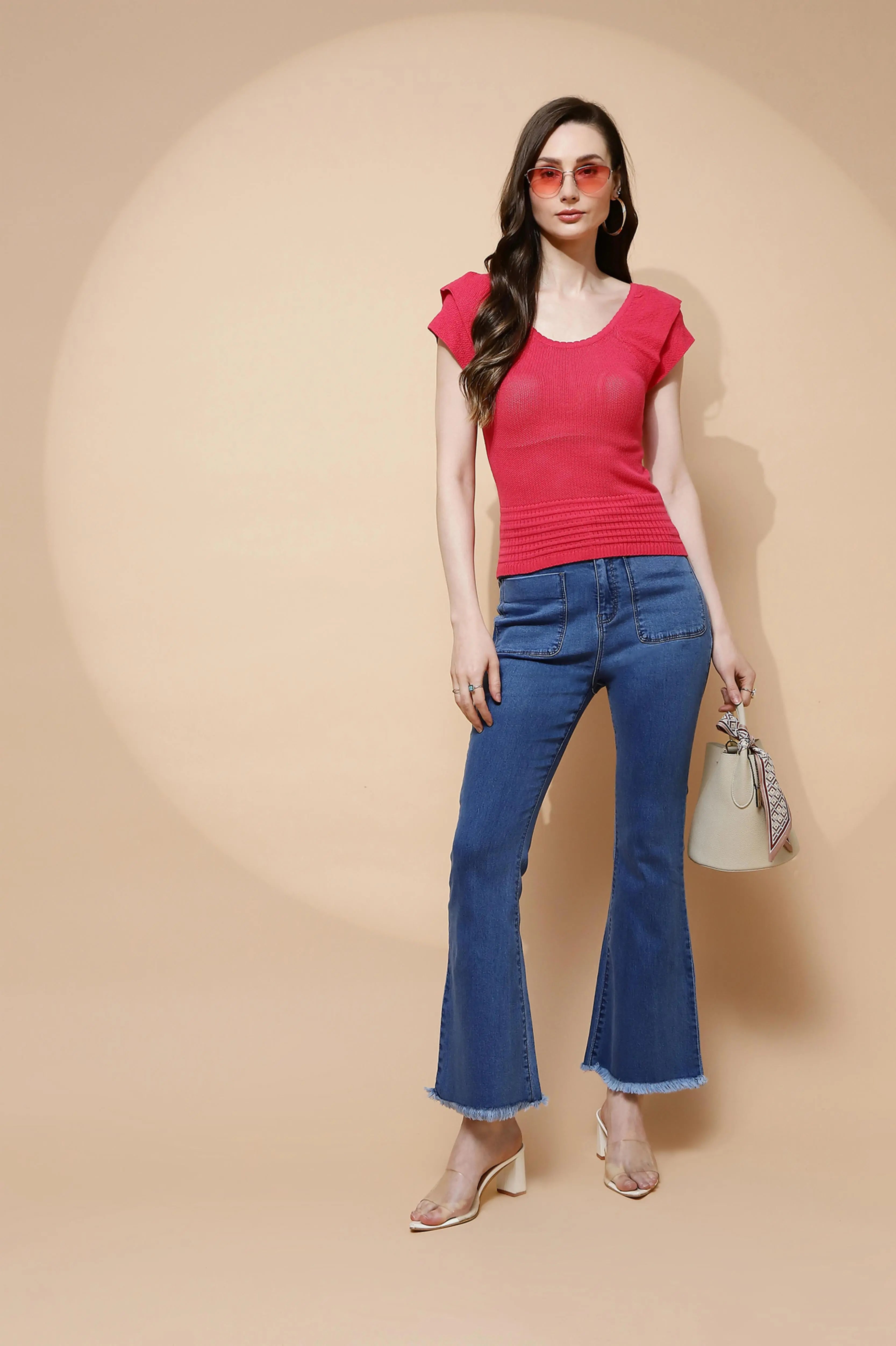 Hot Pink  Solid Top - Global Republic