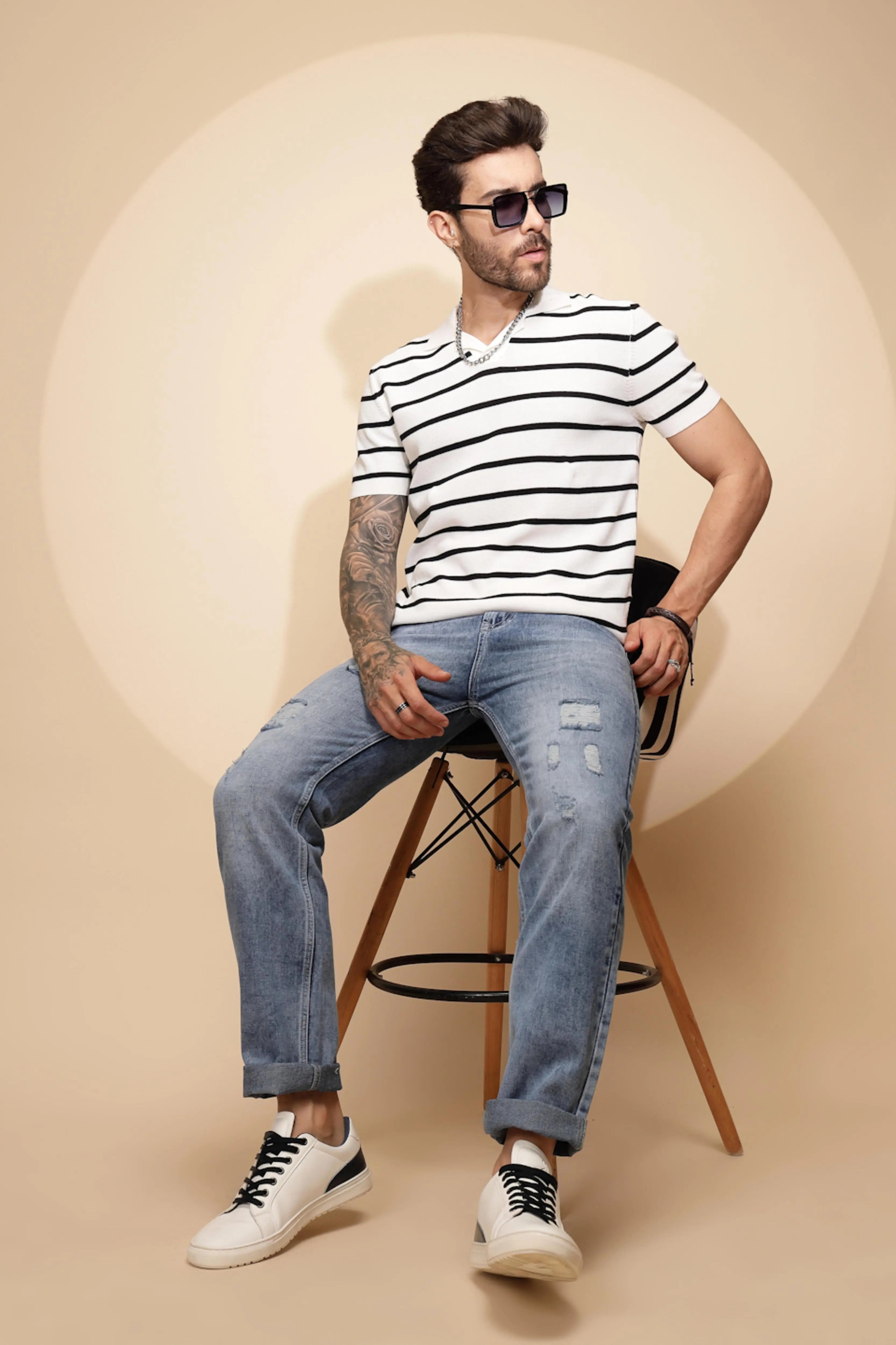 Natural cotton Regular Fit T-Shirt For Men - Global Republic