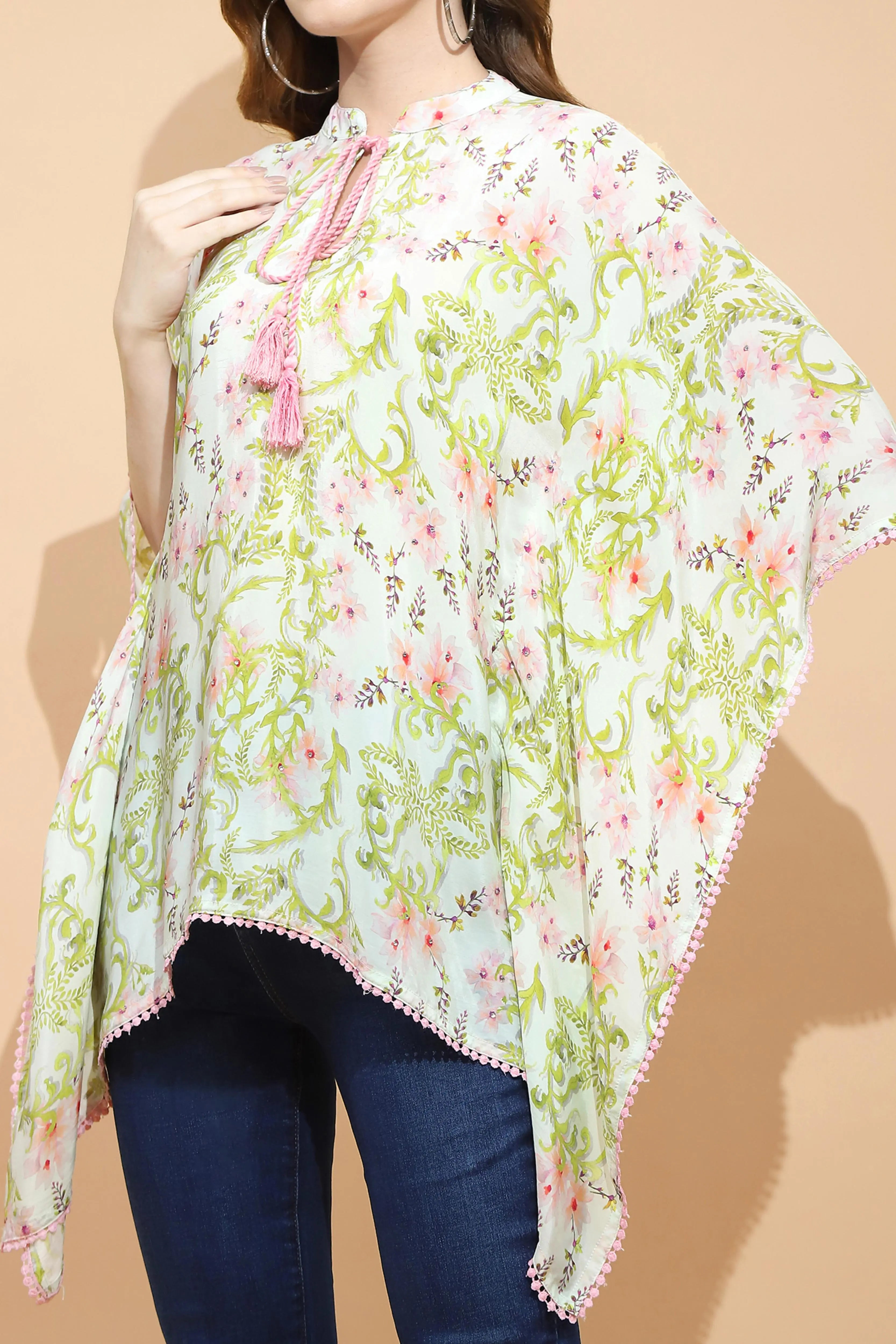 Lemon Green  Loose Fit Top For Women - Global Republic