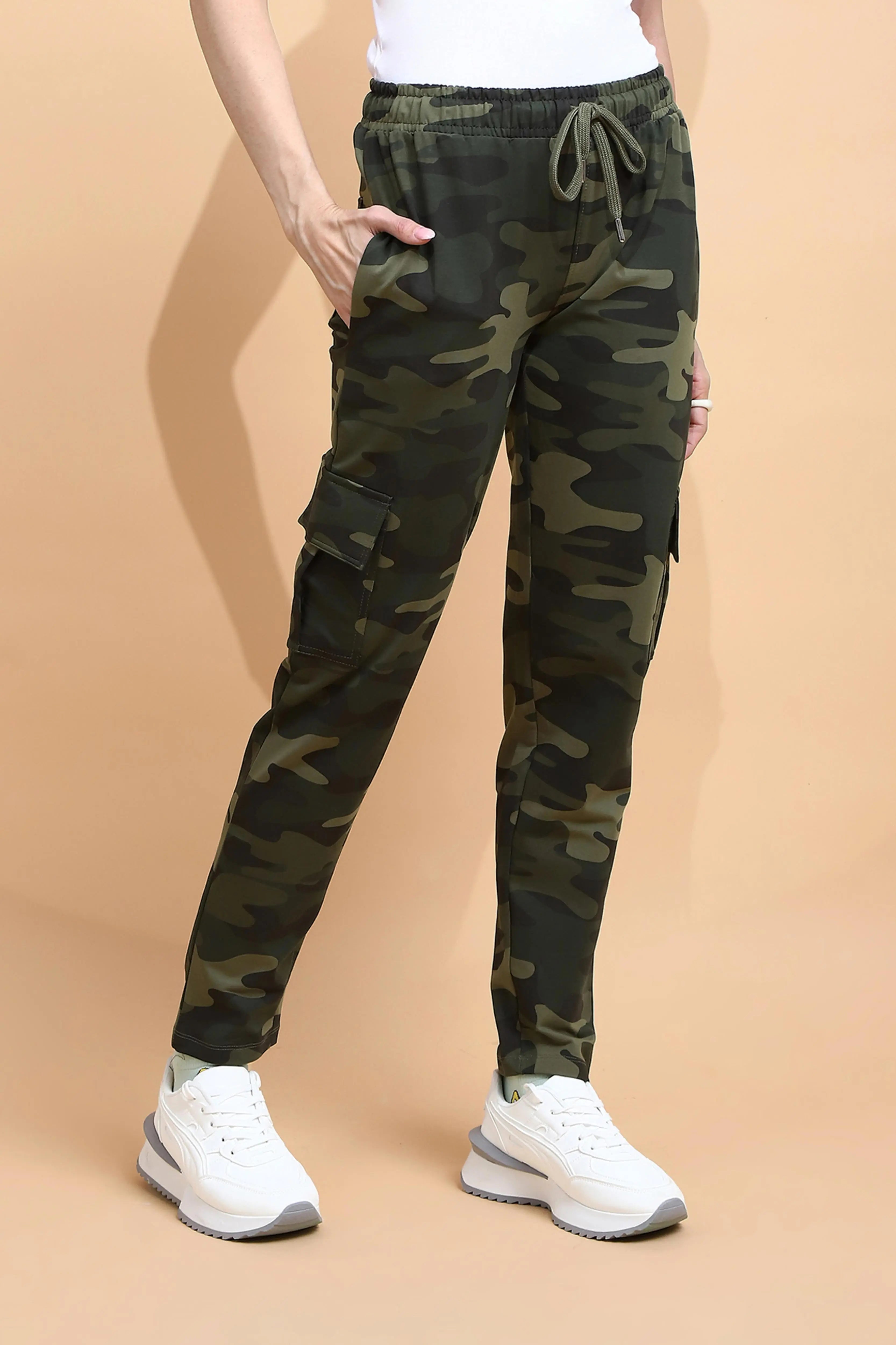 Camo Cotton Blend  Regular Fit Cargo - Global Republic