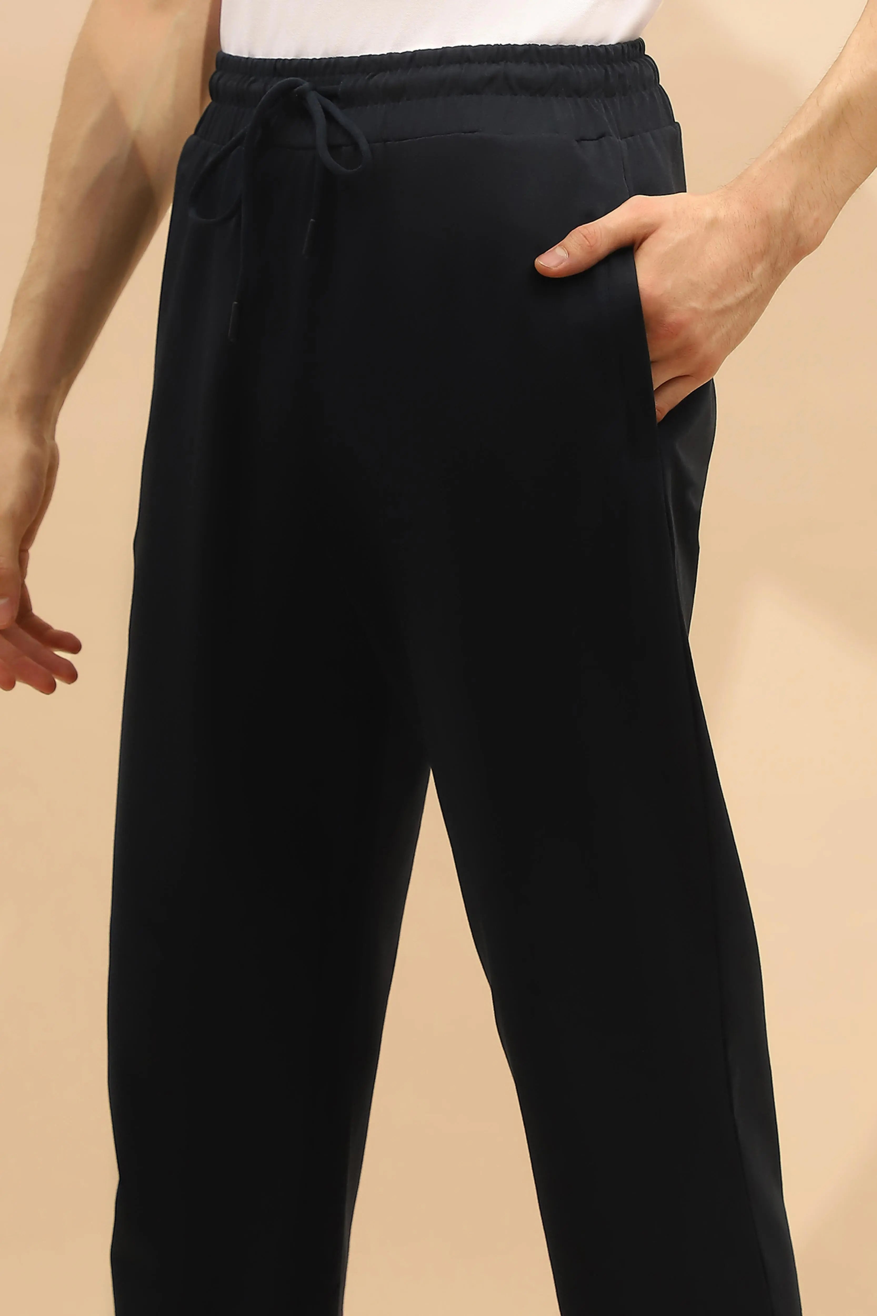 Blue Regular Fit Cotton Blend Lower - Global Republic