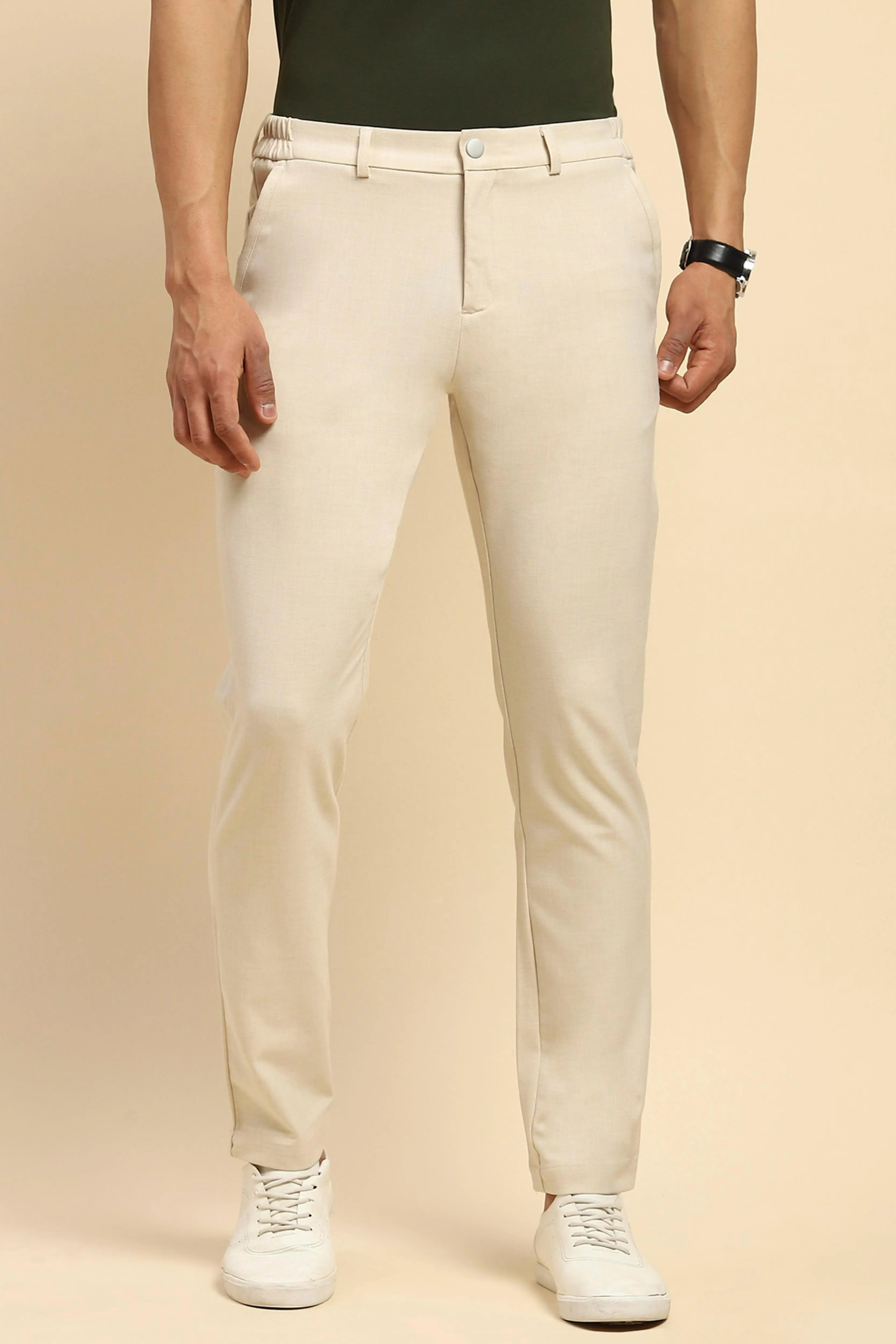 Sable Cotton Blend Trouser - Global Republic