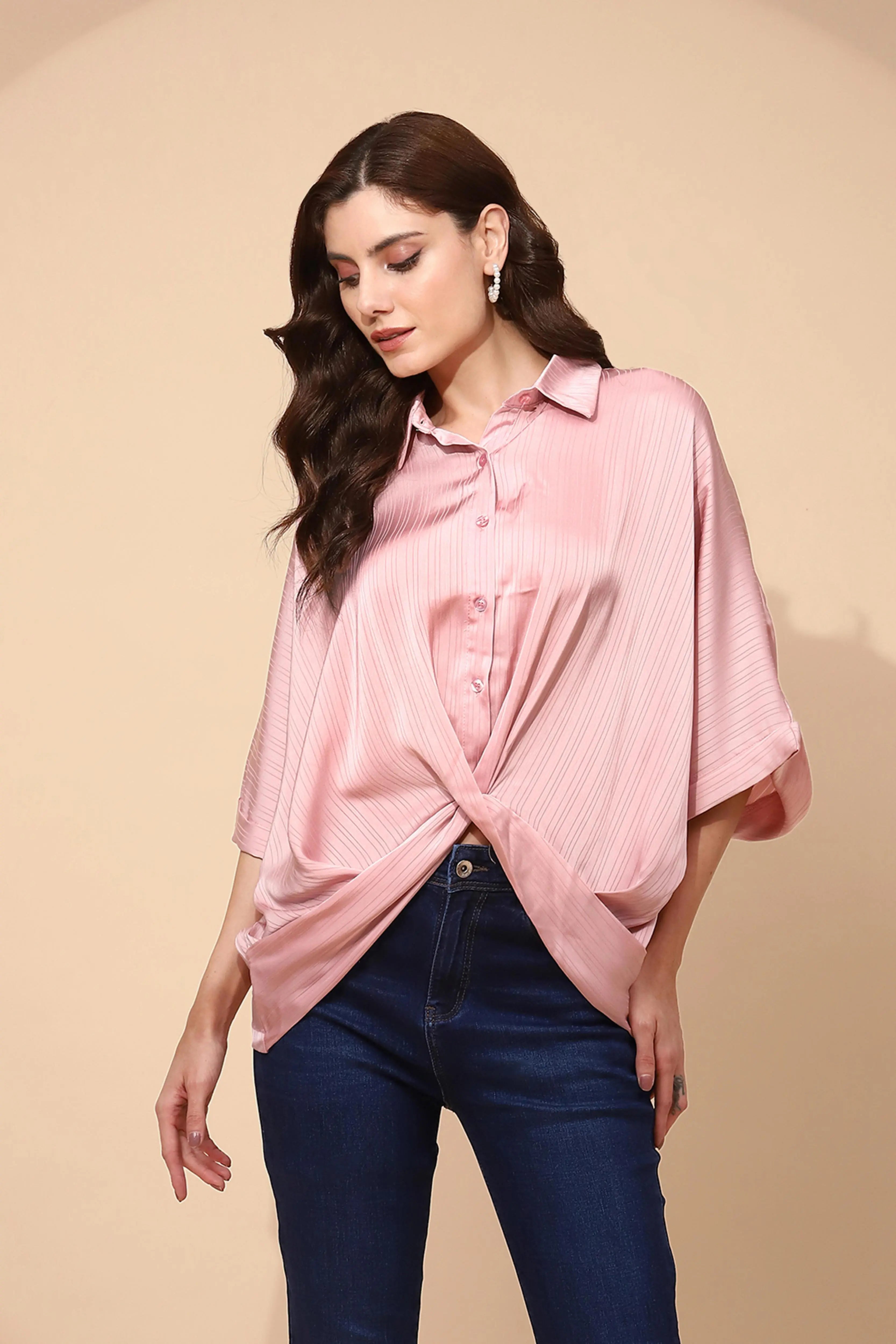 Pink  Loose Top - Global Republic