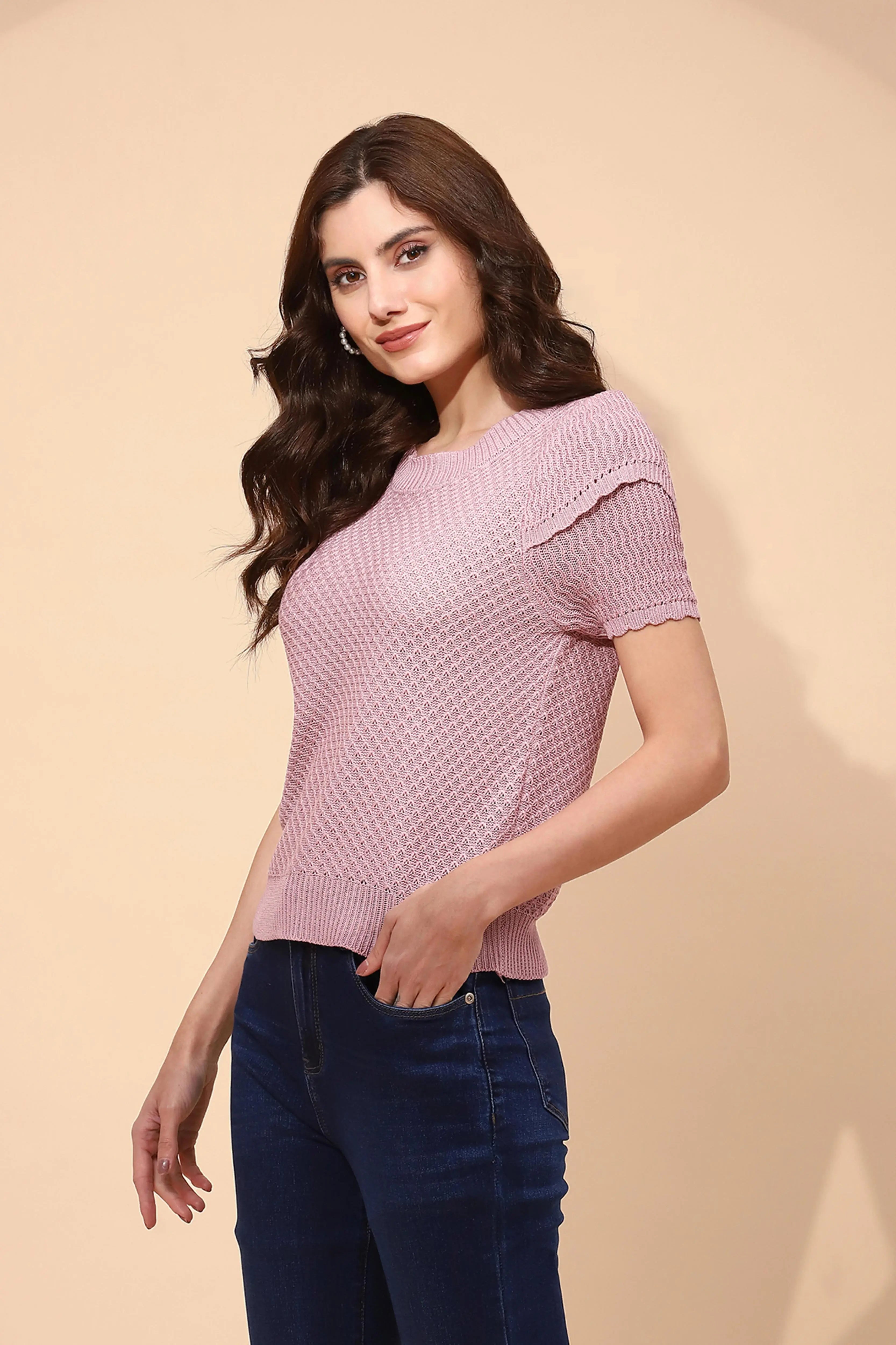 Onion Viscose Regular Fit Top - Global Republic