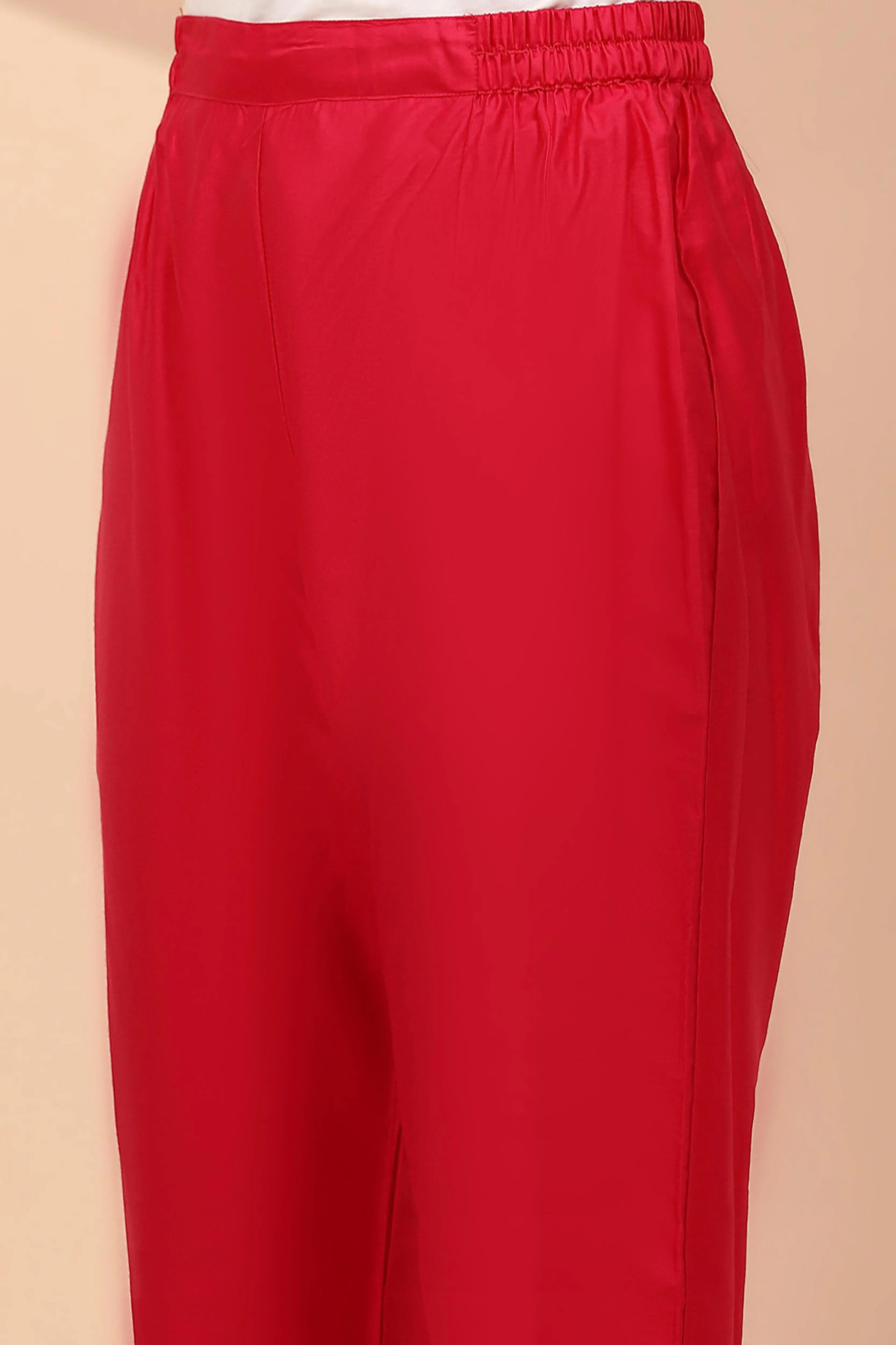 Pink Muslin Embroidered Suit Set - Global Republic