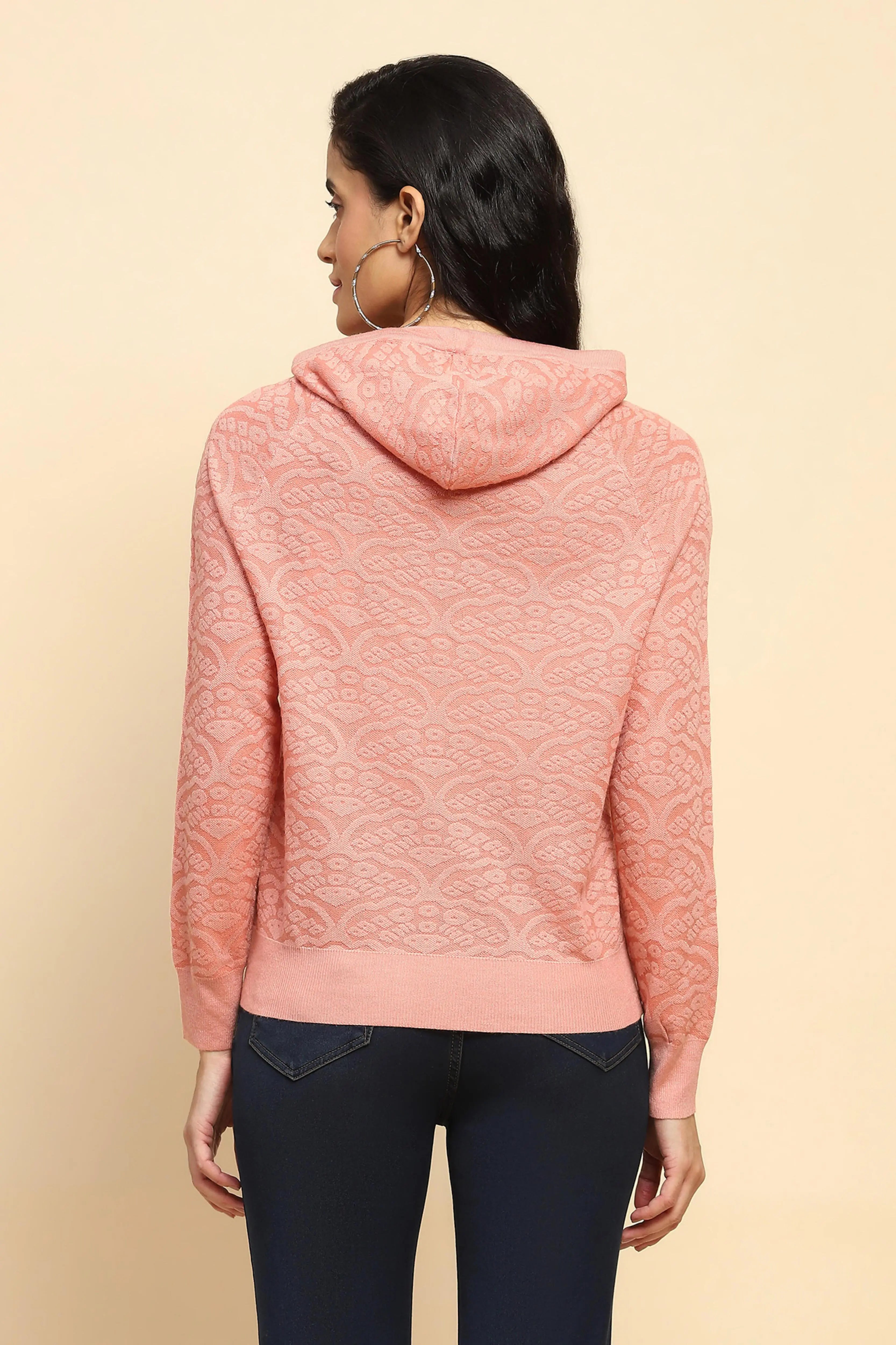 Pink  Hood Pullover - Global Republic