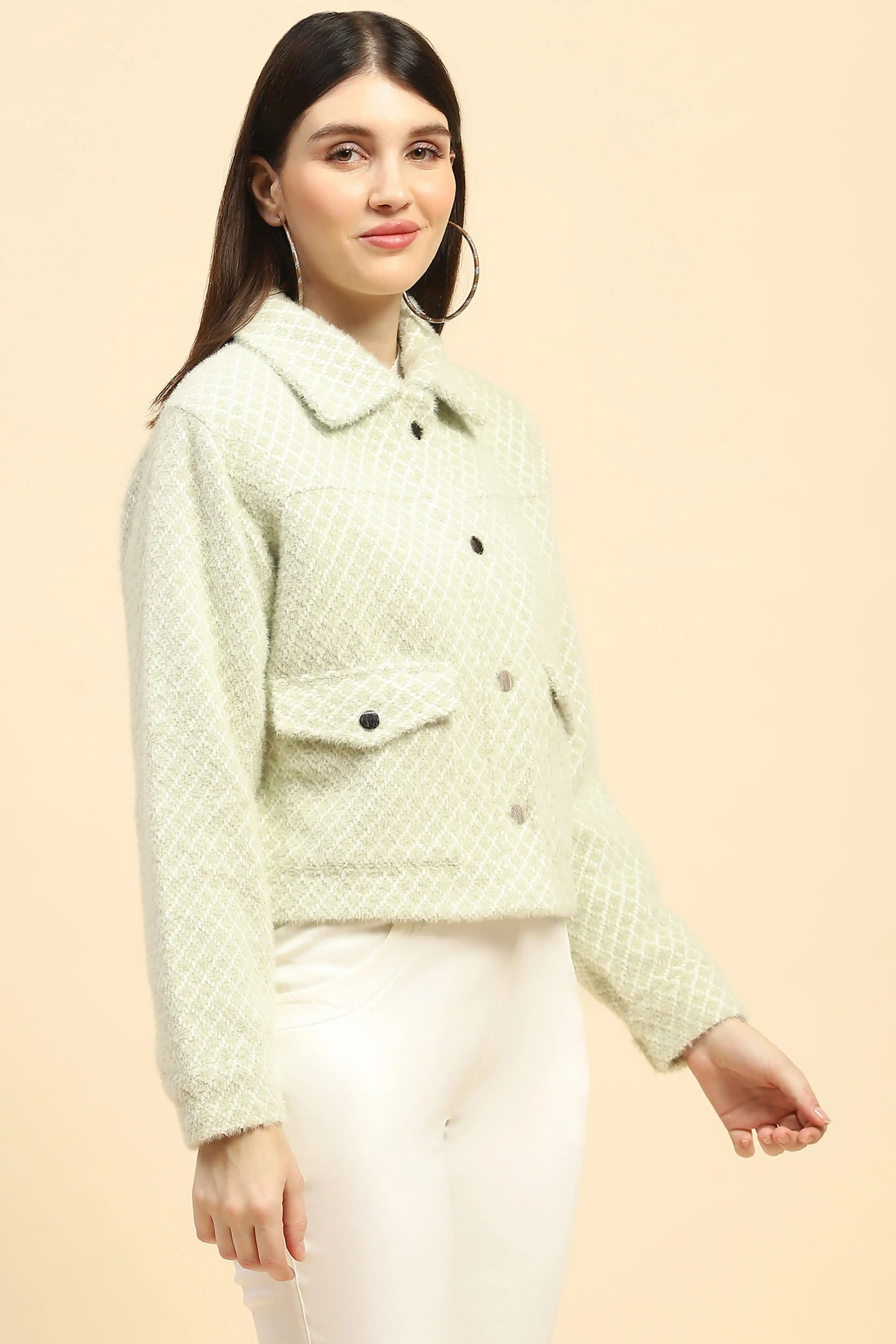 Green Checkerd Jacket