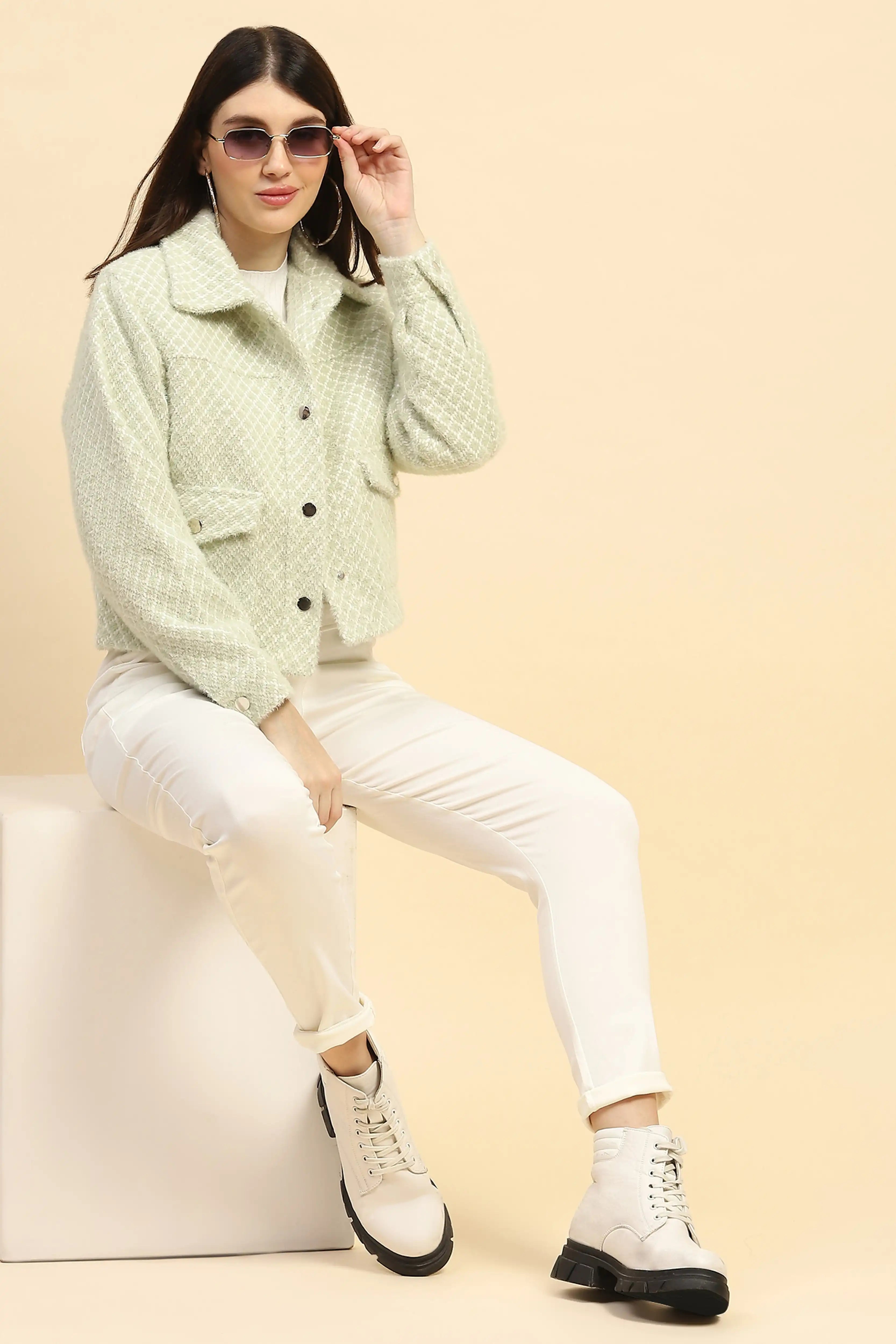 Green Checkerd Jacket