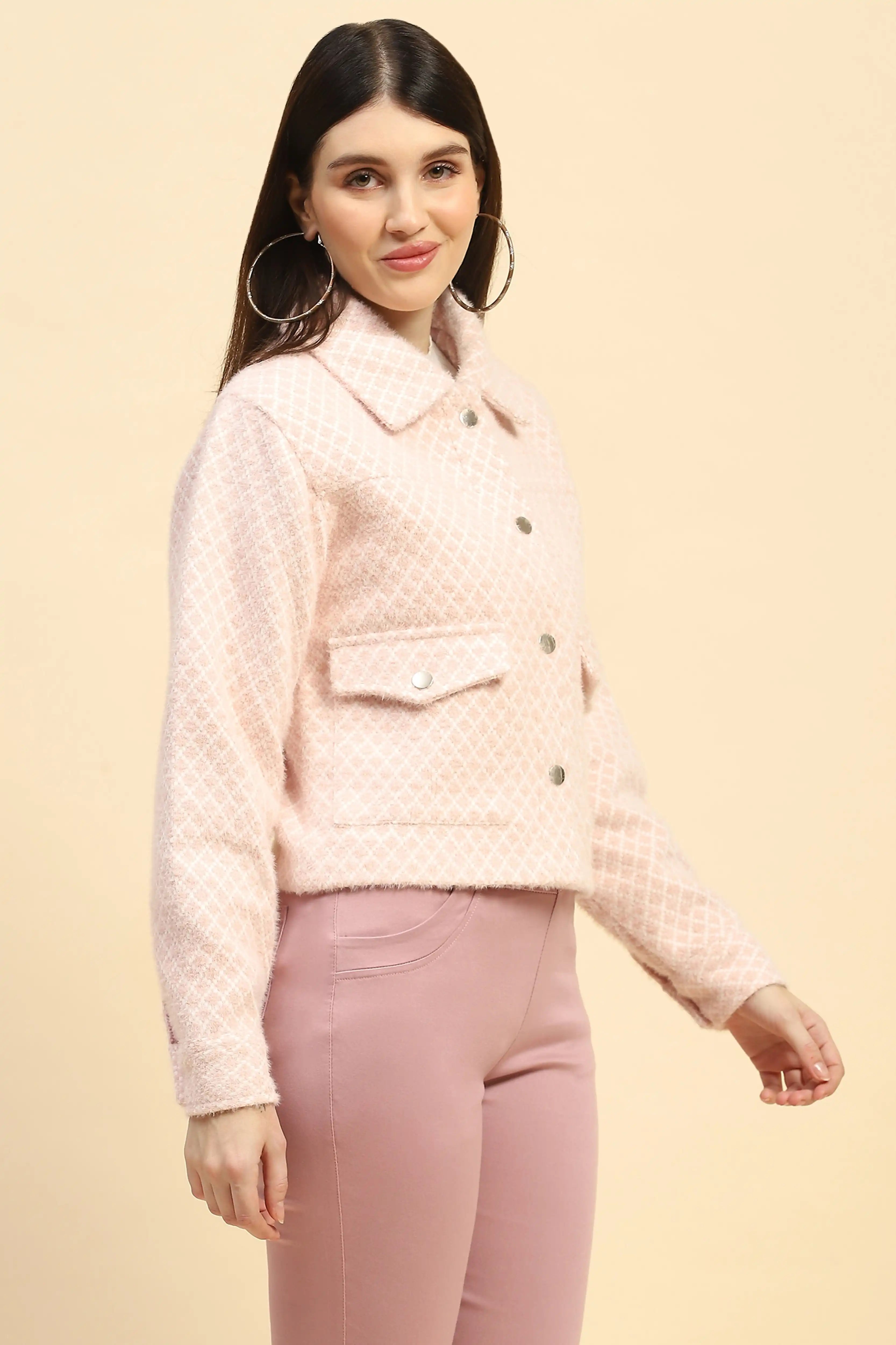 Blossom Checkerd Jacket