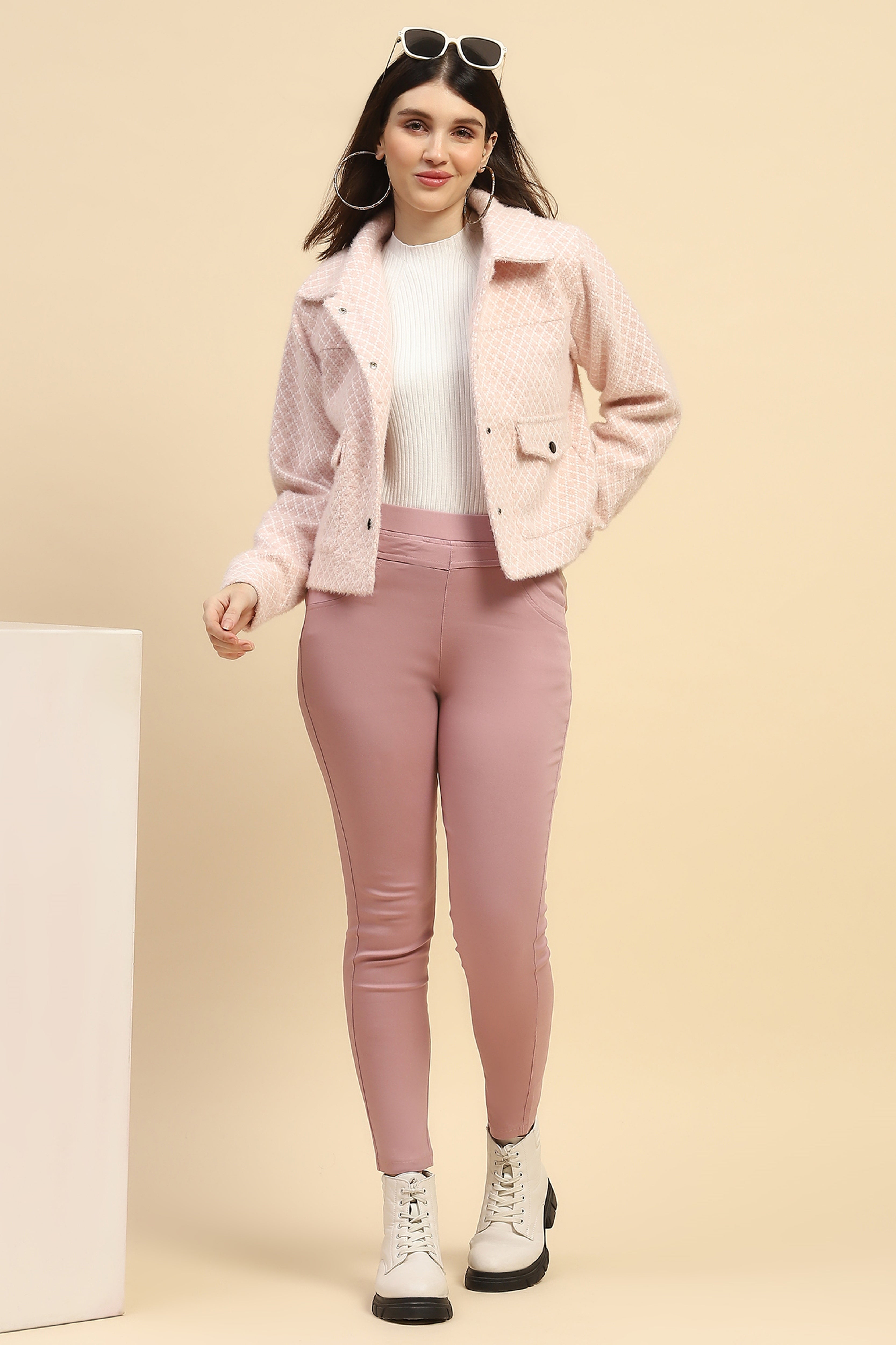 Blossom Checkerd Jacket