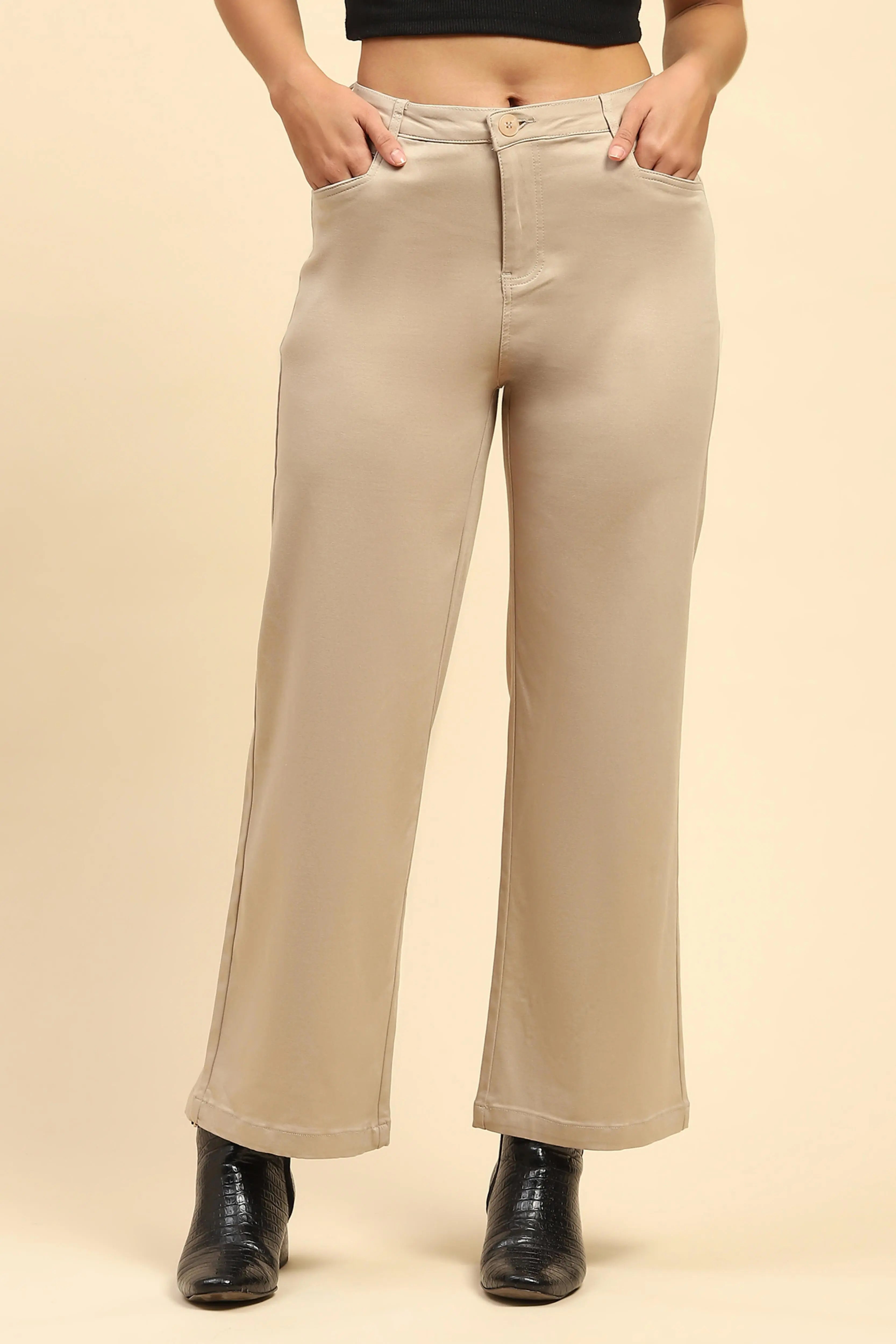Stretchable Loose Fit Trouser - Global Republic