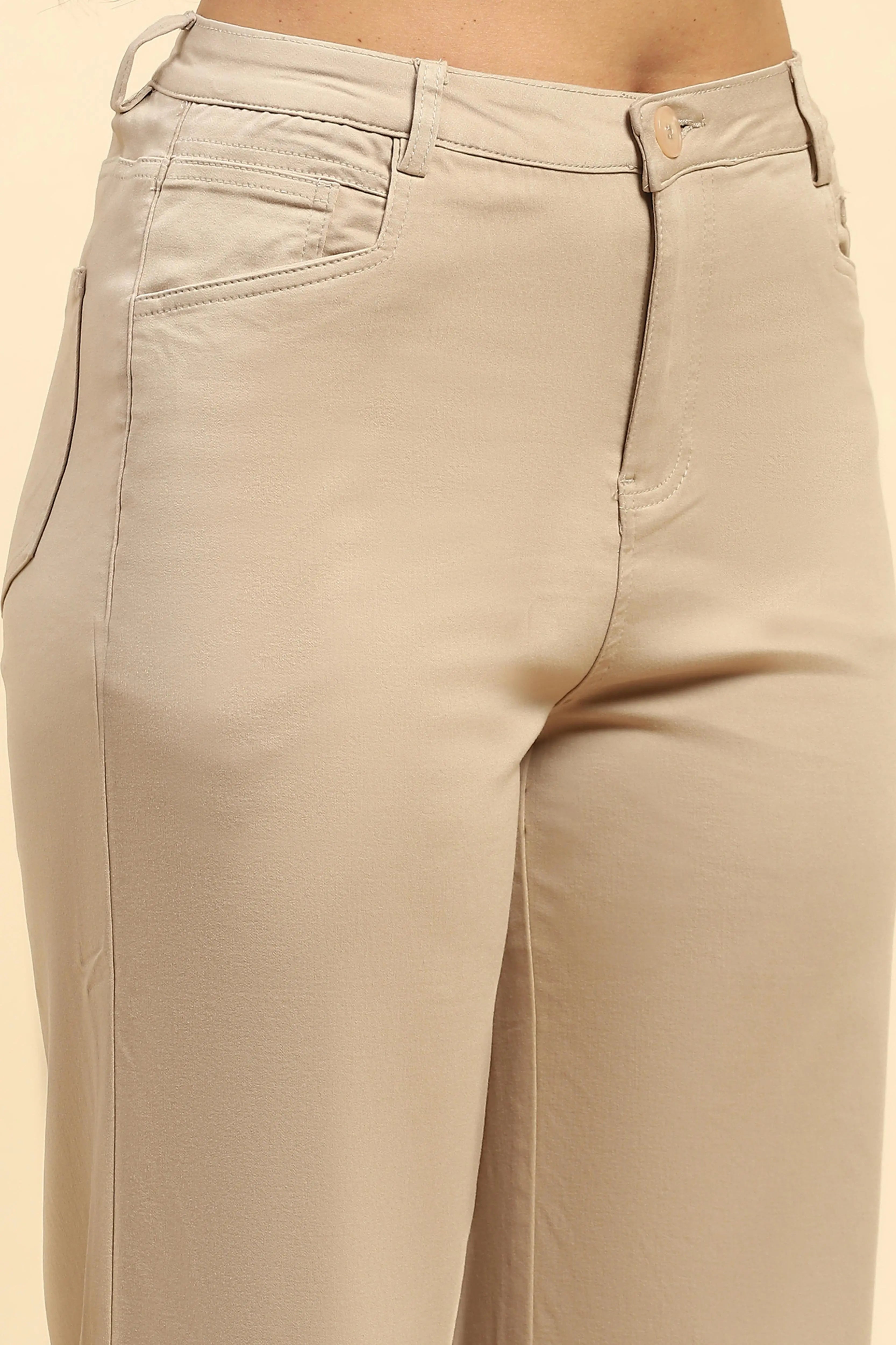 Stretchable Loose Fit Trouser - Global Republic