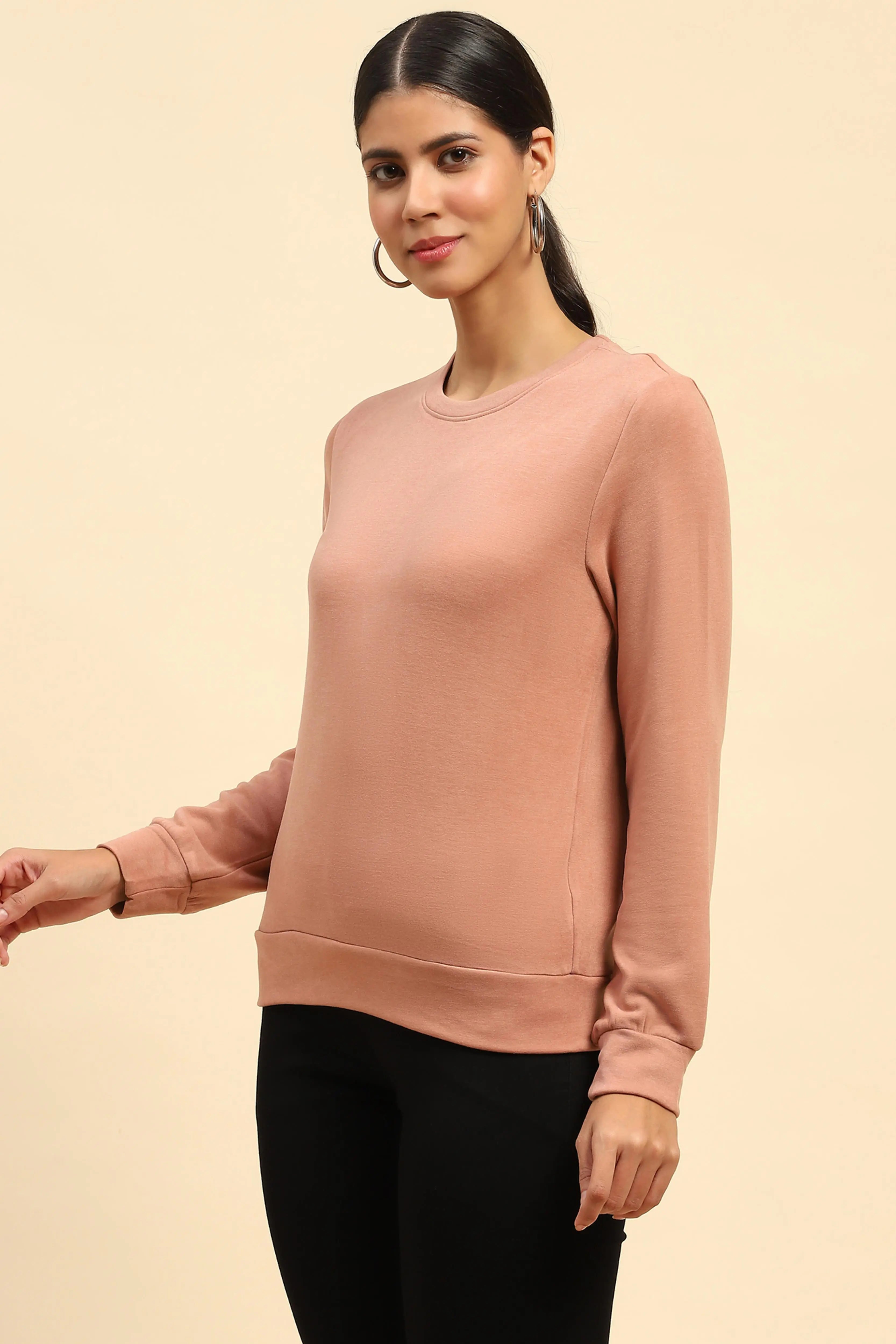 Rose Solid Ultra Soft Sweatshirt - Global Republic