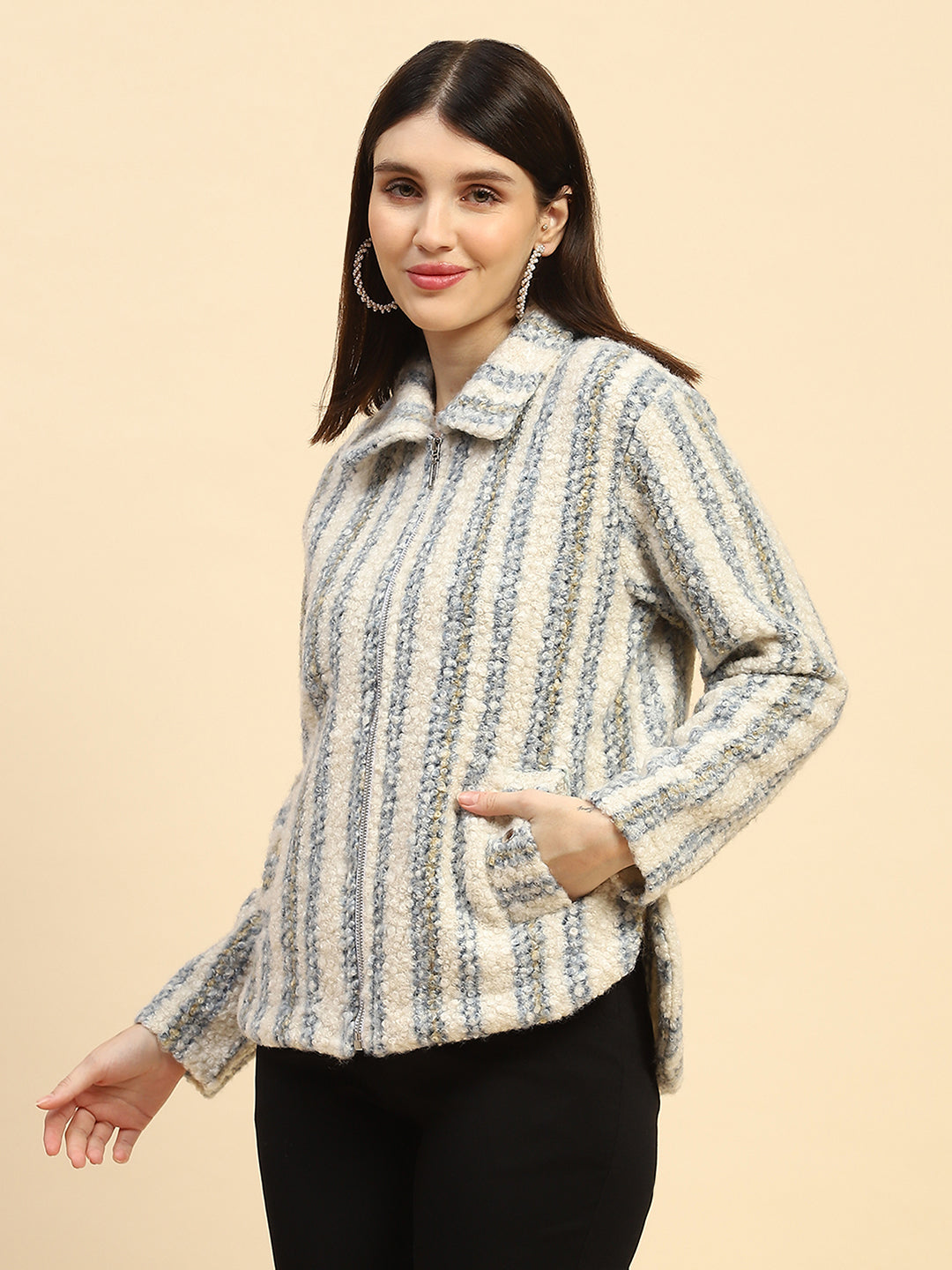Snow striped  Sweatshirt - Global Republic