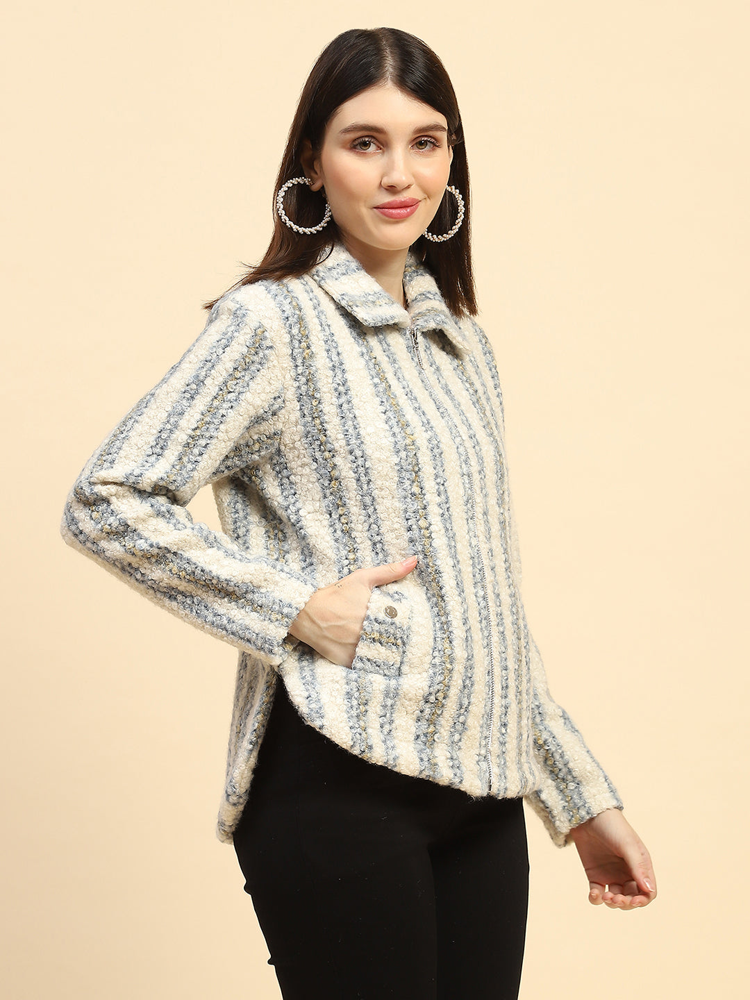Snow striped  Sweatshirt - Global Republic