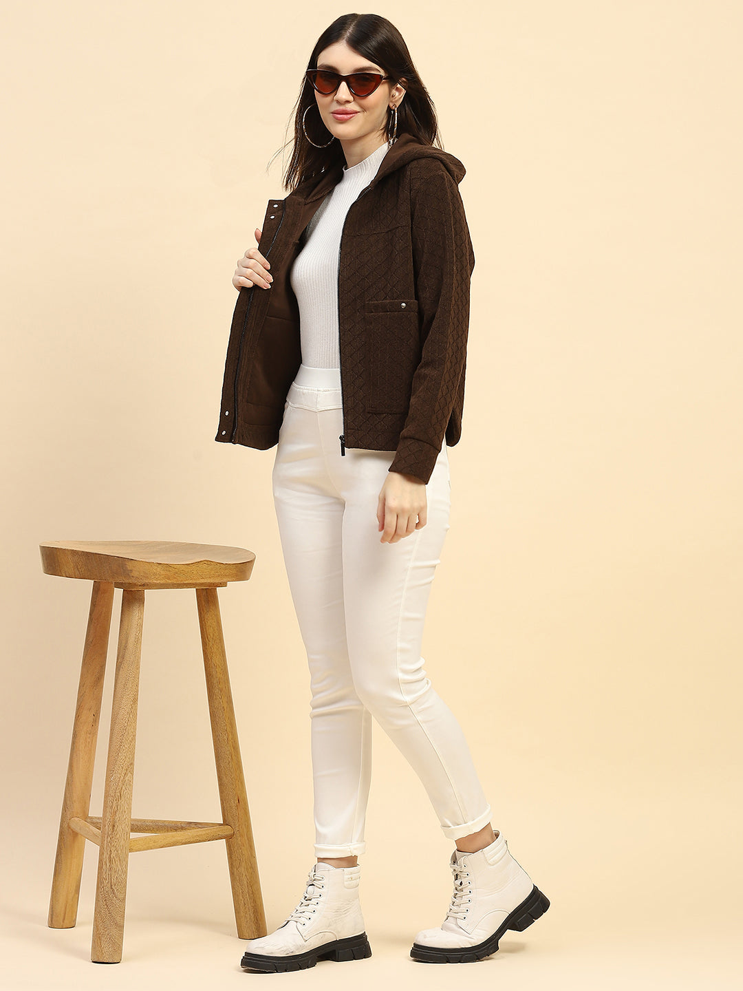 Coffee Solid  Sweatshirt - Global Republic