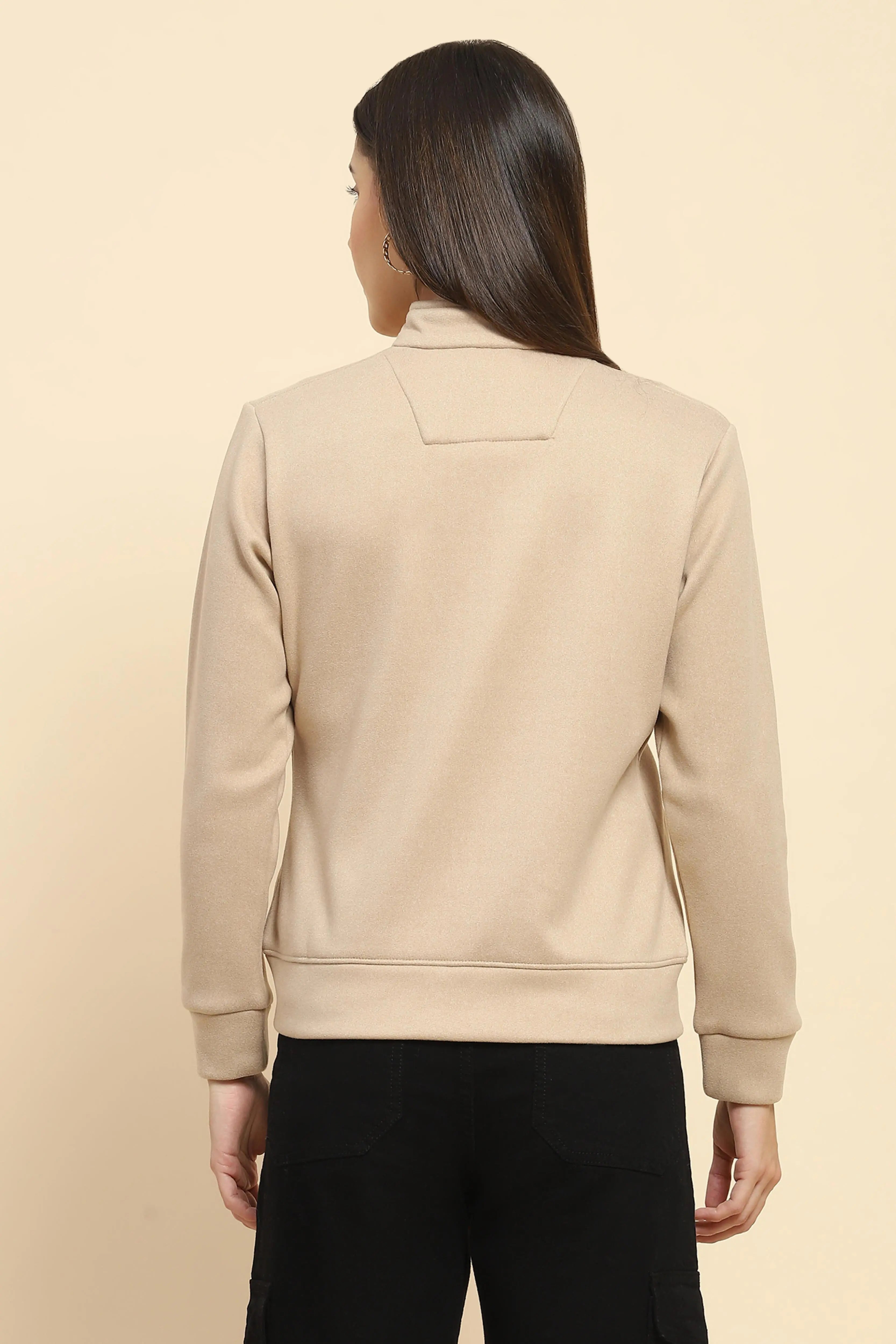 Fawn  Solid Sweatshirt - Global Republic