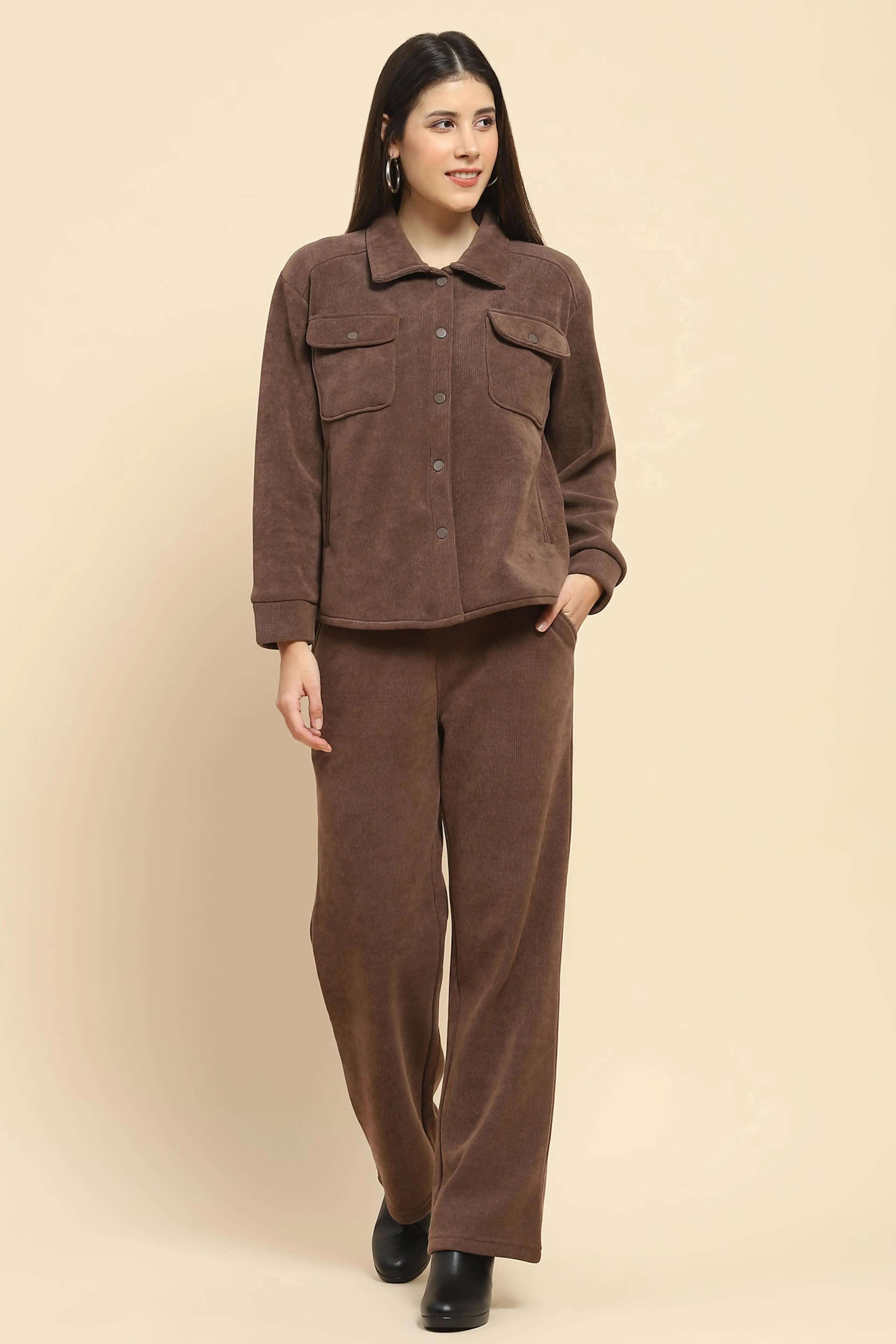 Brown  Co-Ord Set - Global Republic