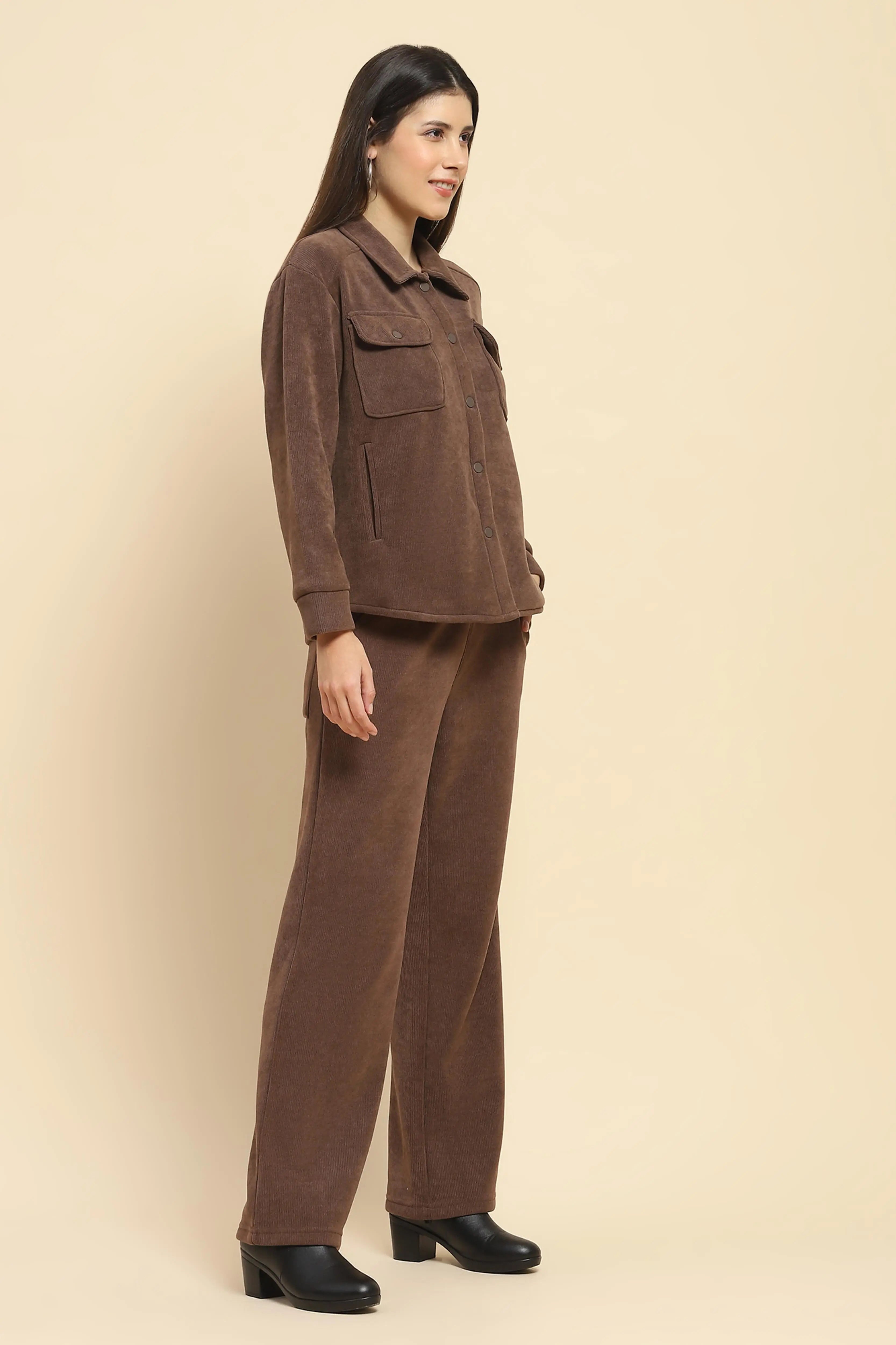 Brown  Co-Ord Set - Global Republic