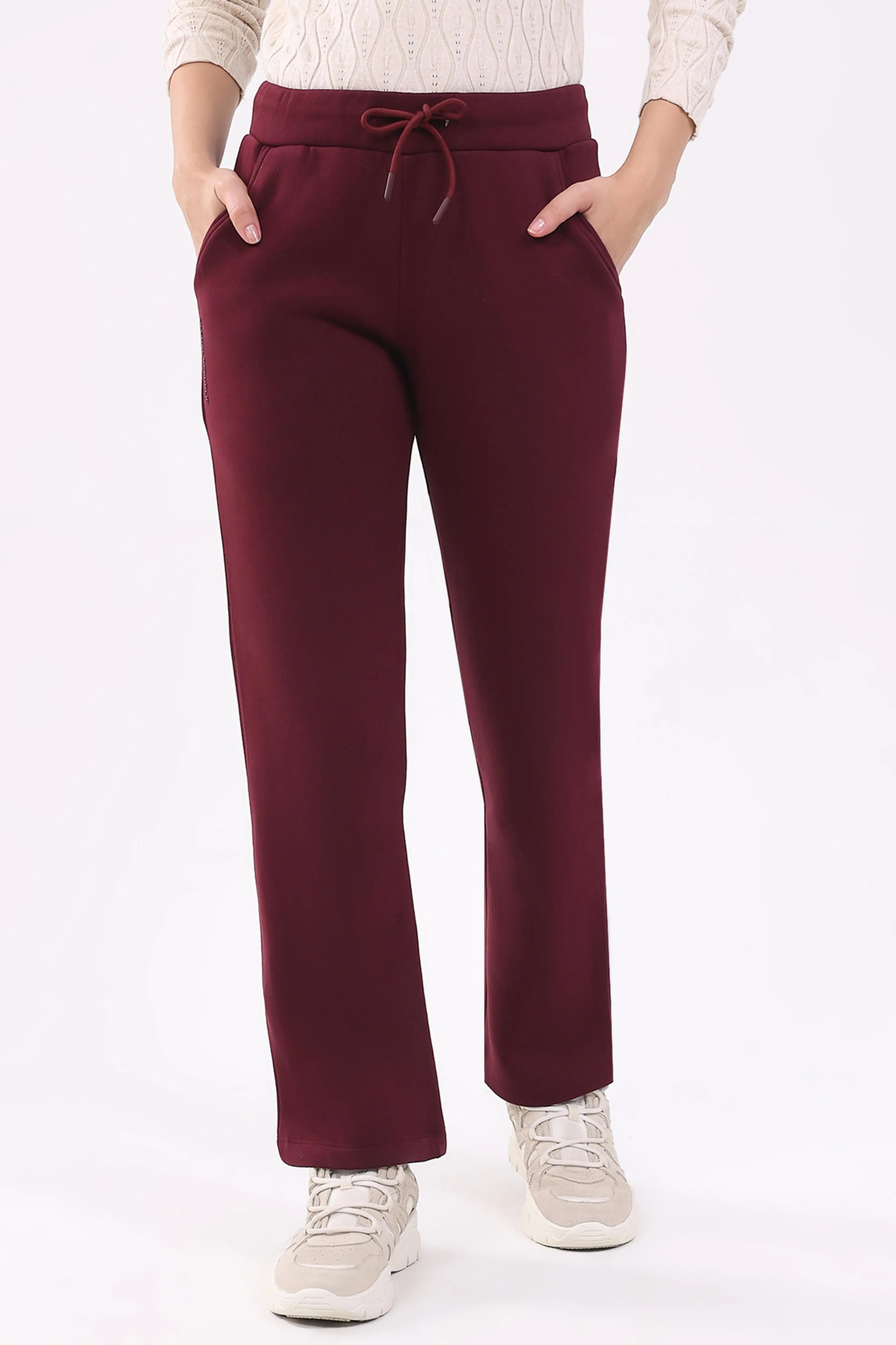 Wine Fleece-Lined Winter Lower - Global Republic