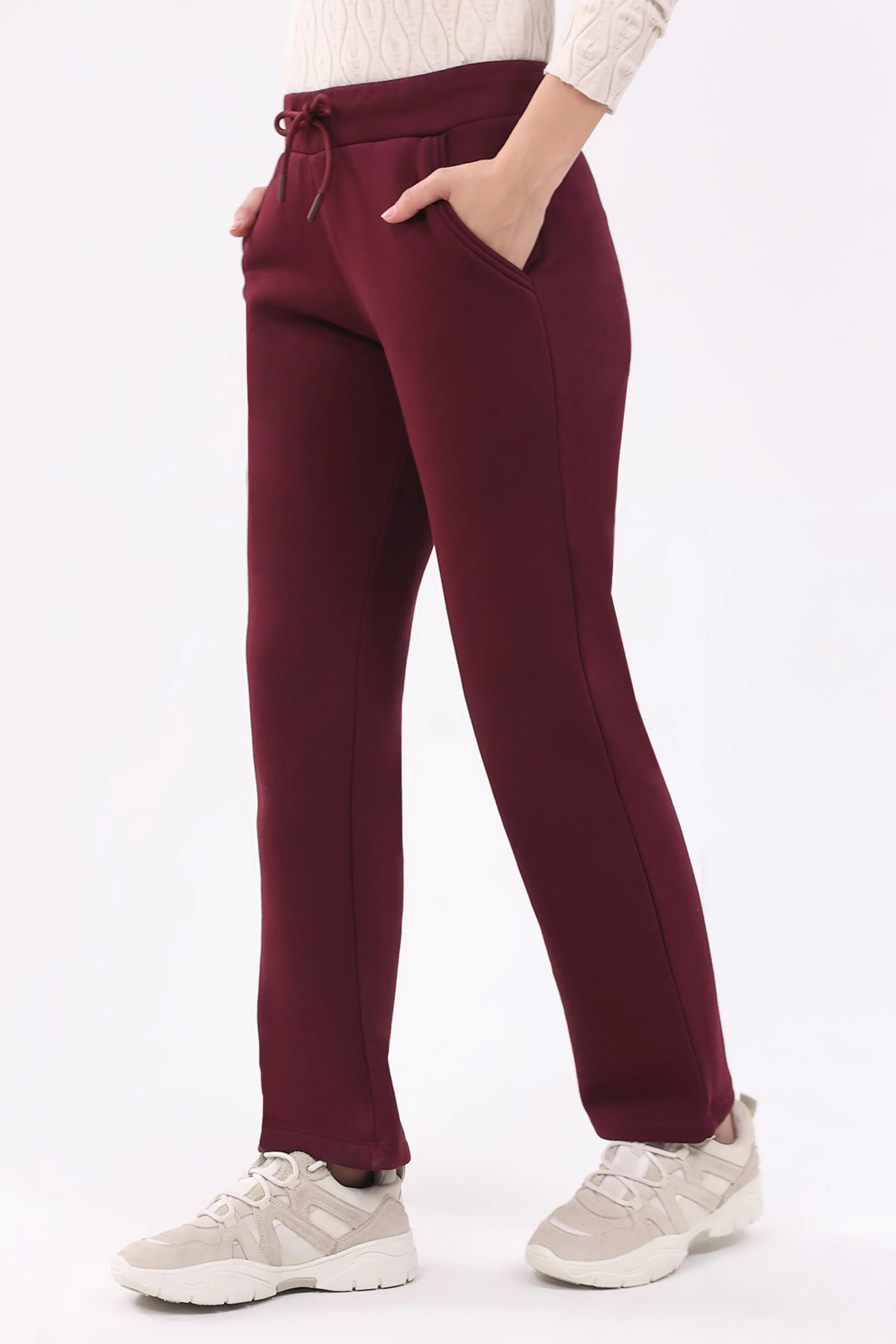 Wine Fleece-Lined Winter Lower - Global Republic