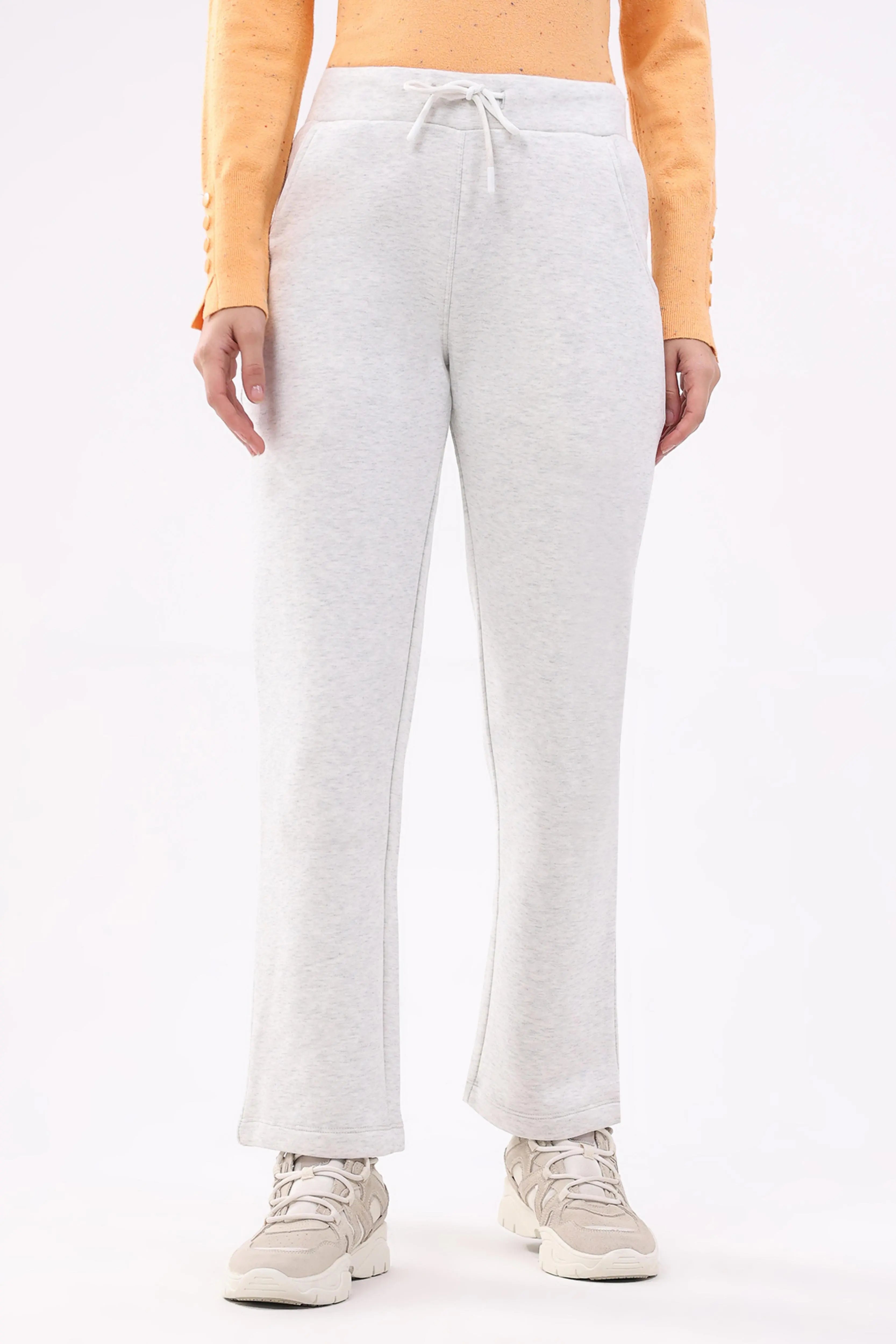 Ecru Fleece-Lined Winter Lower - Global Republic