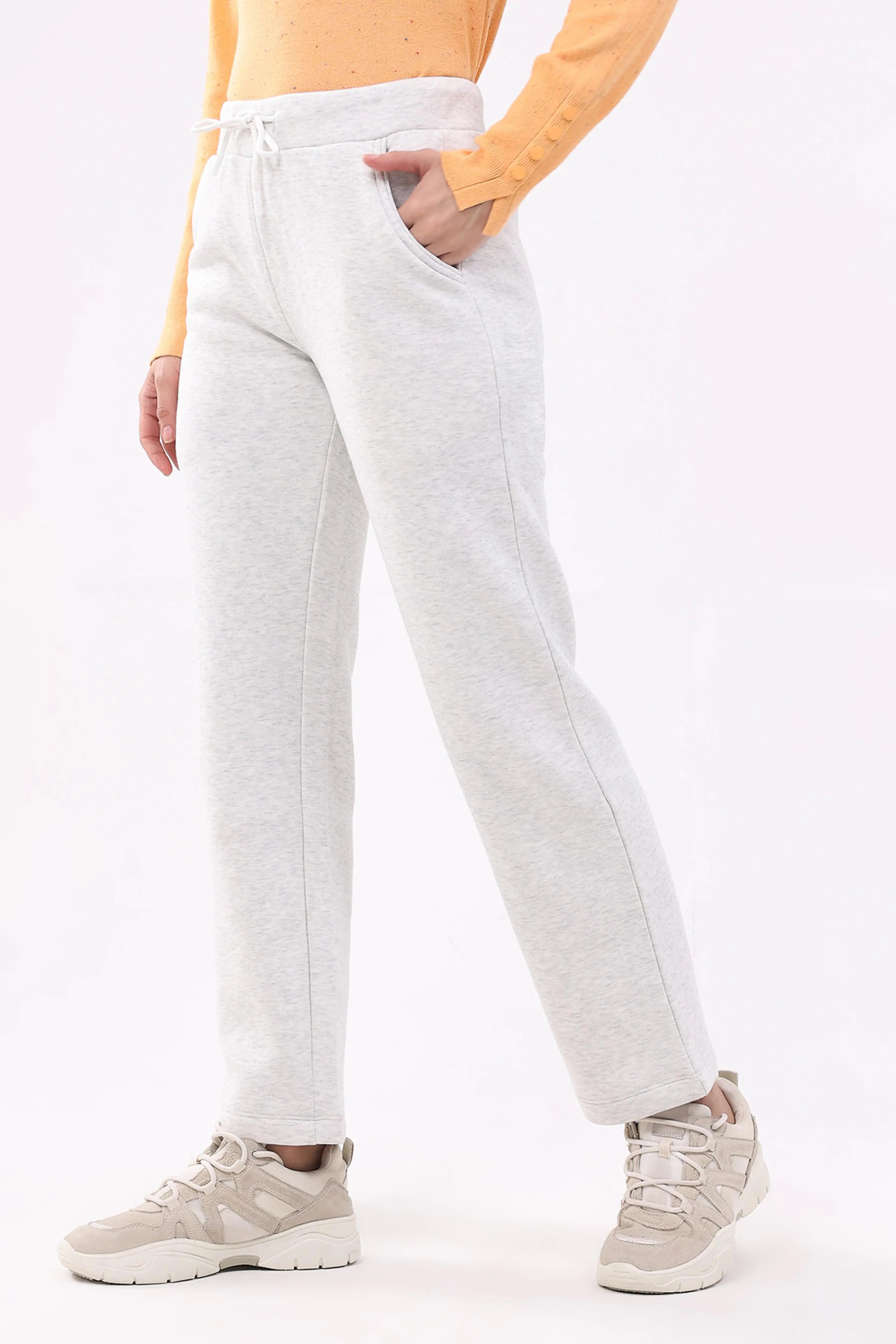 Ecru Fleece-Lined Winter Lower - Global Republic