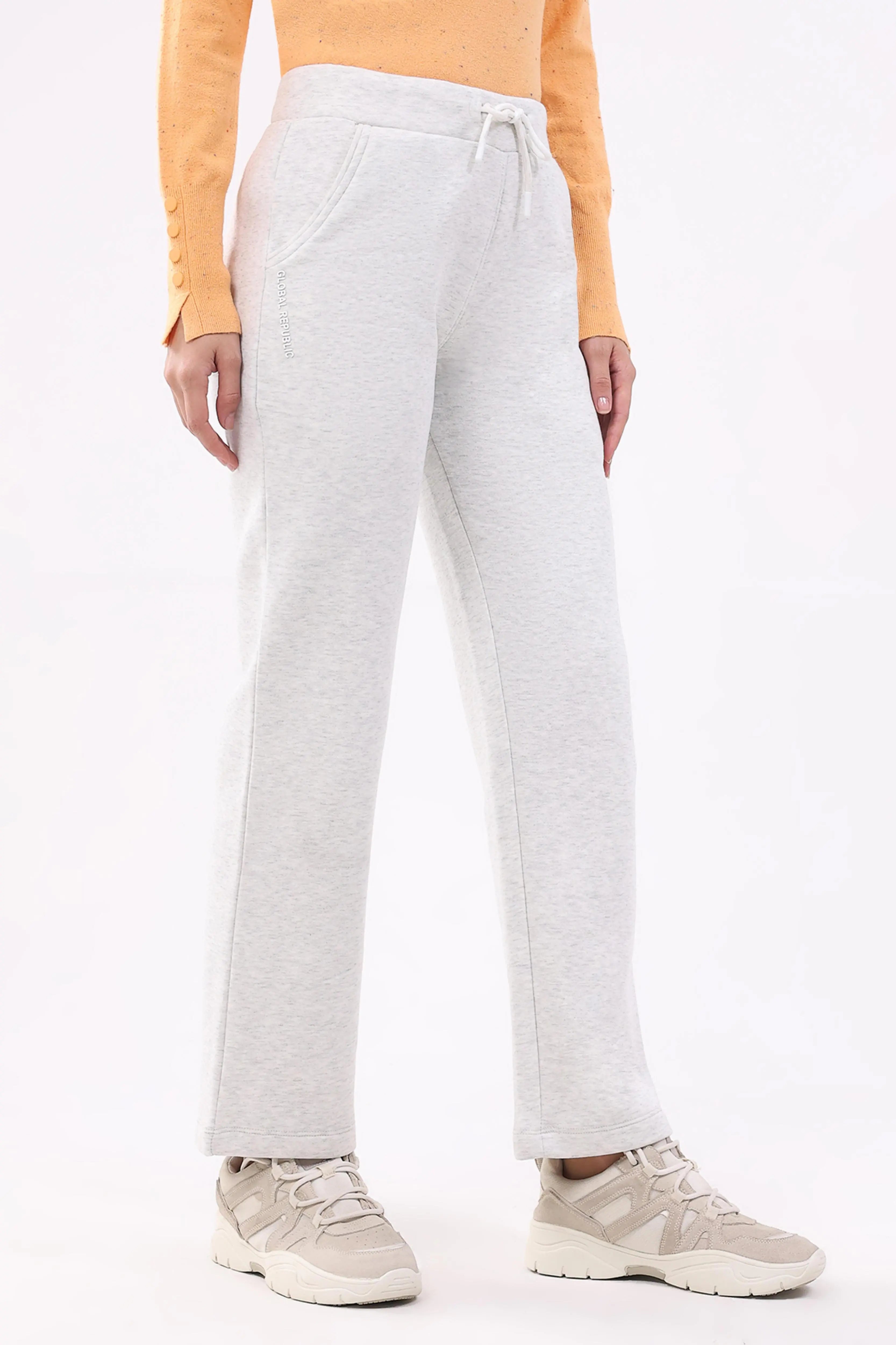 Ecru Fleece-Lined Winter Lower - Global Republic