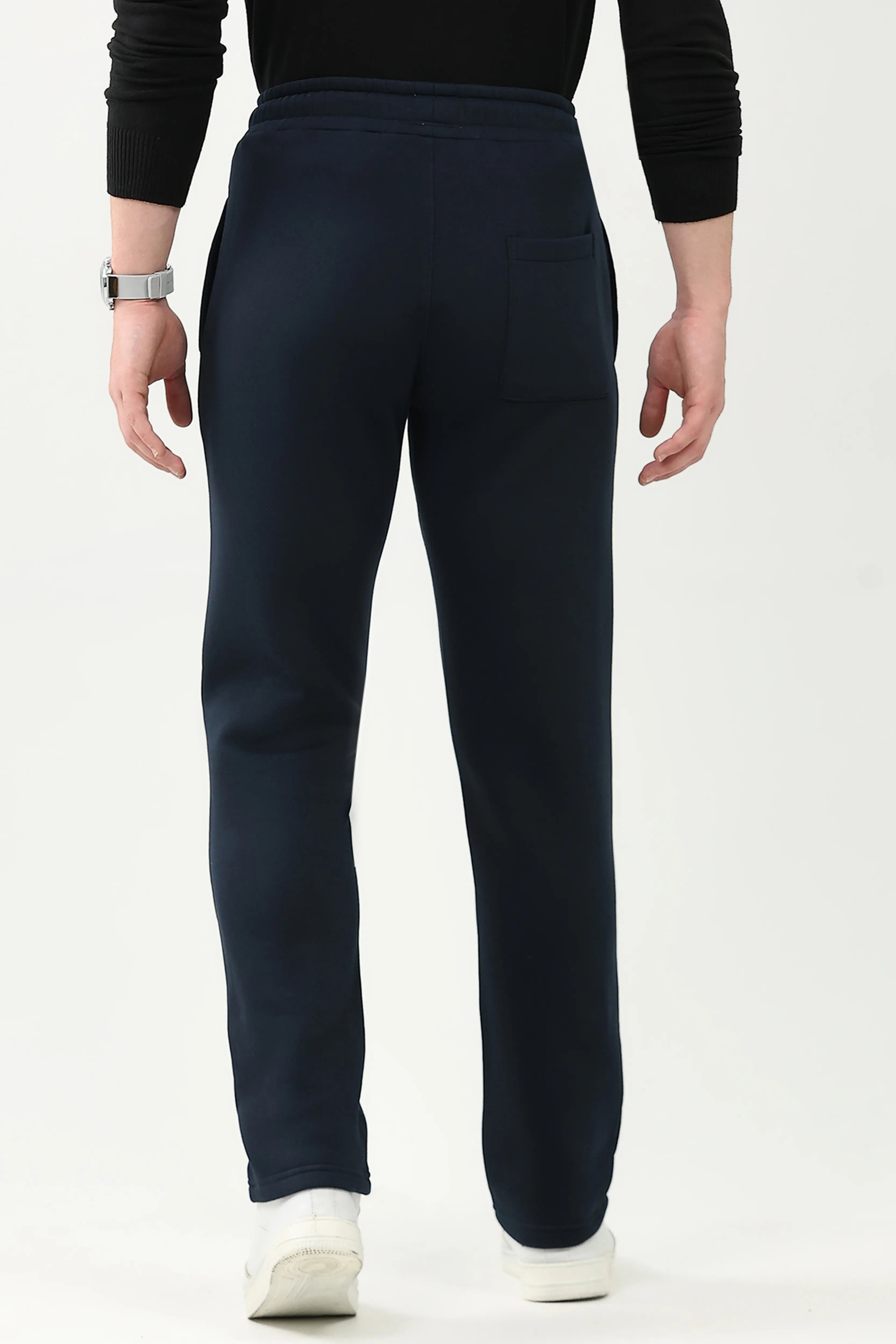 Cotton Fleece-Lined Casual Lower