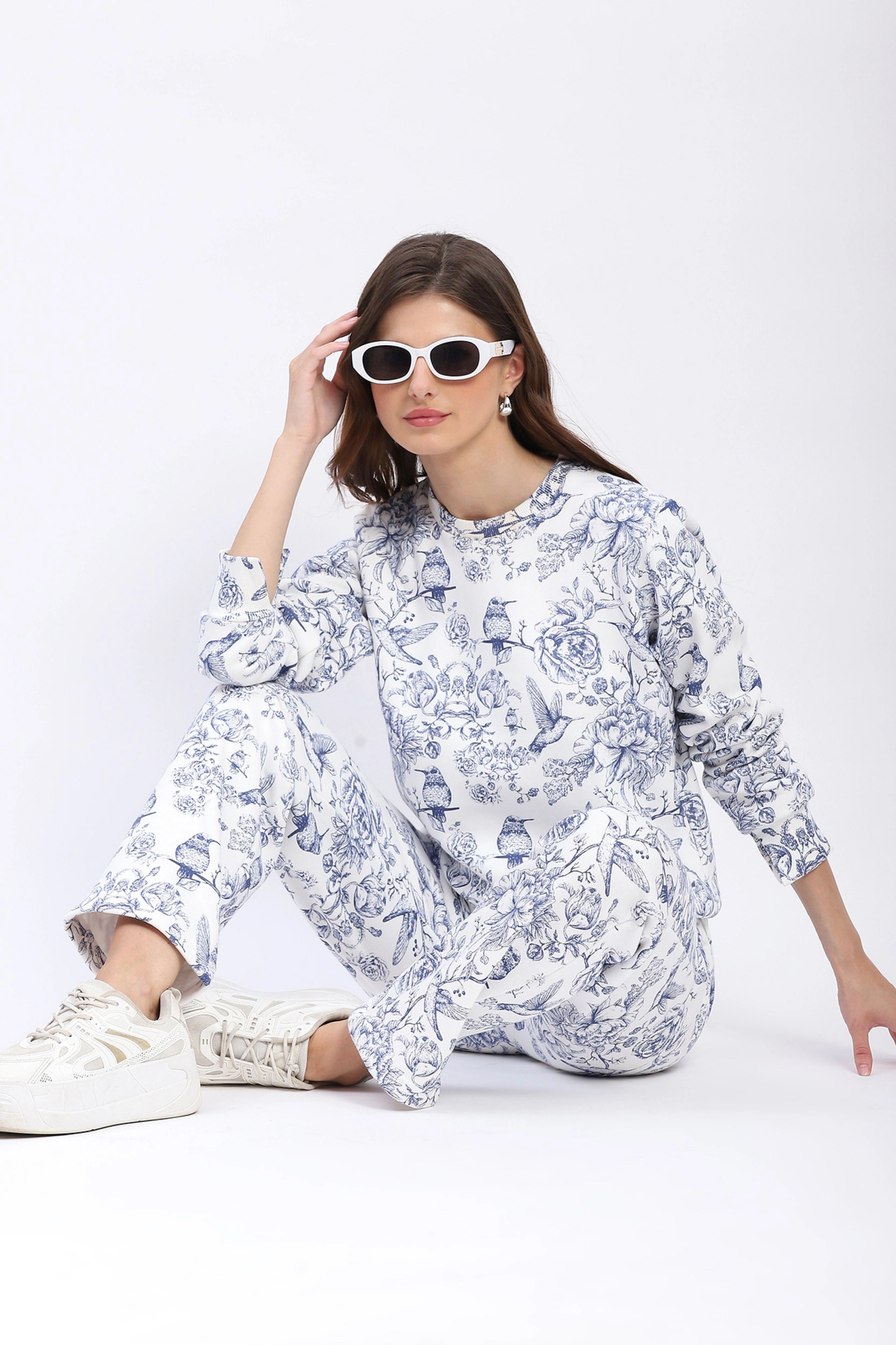 Cotton Fleece Loungewear Set