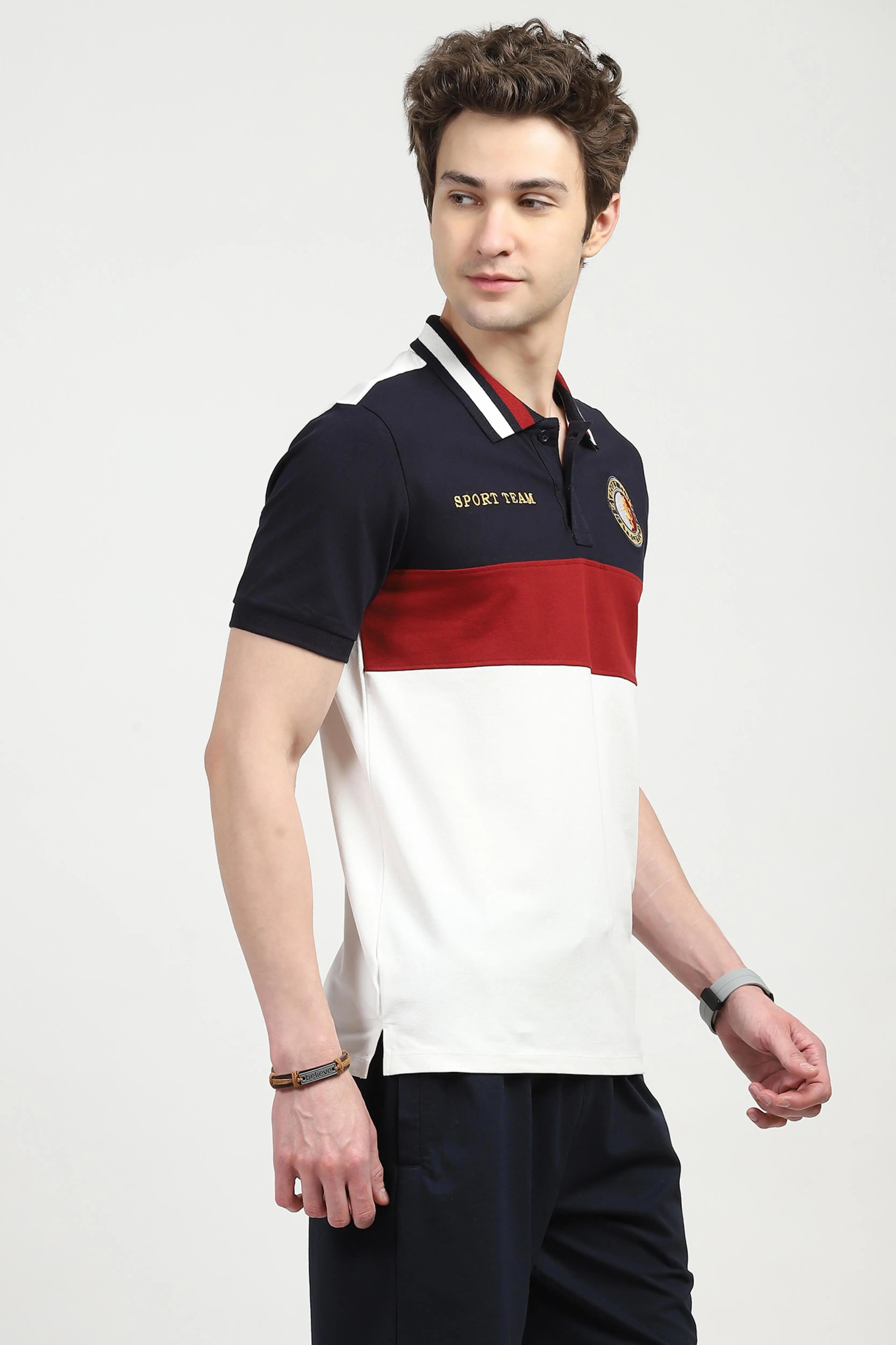 Maroon Cotton Polo T-Shirt - Global Republic