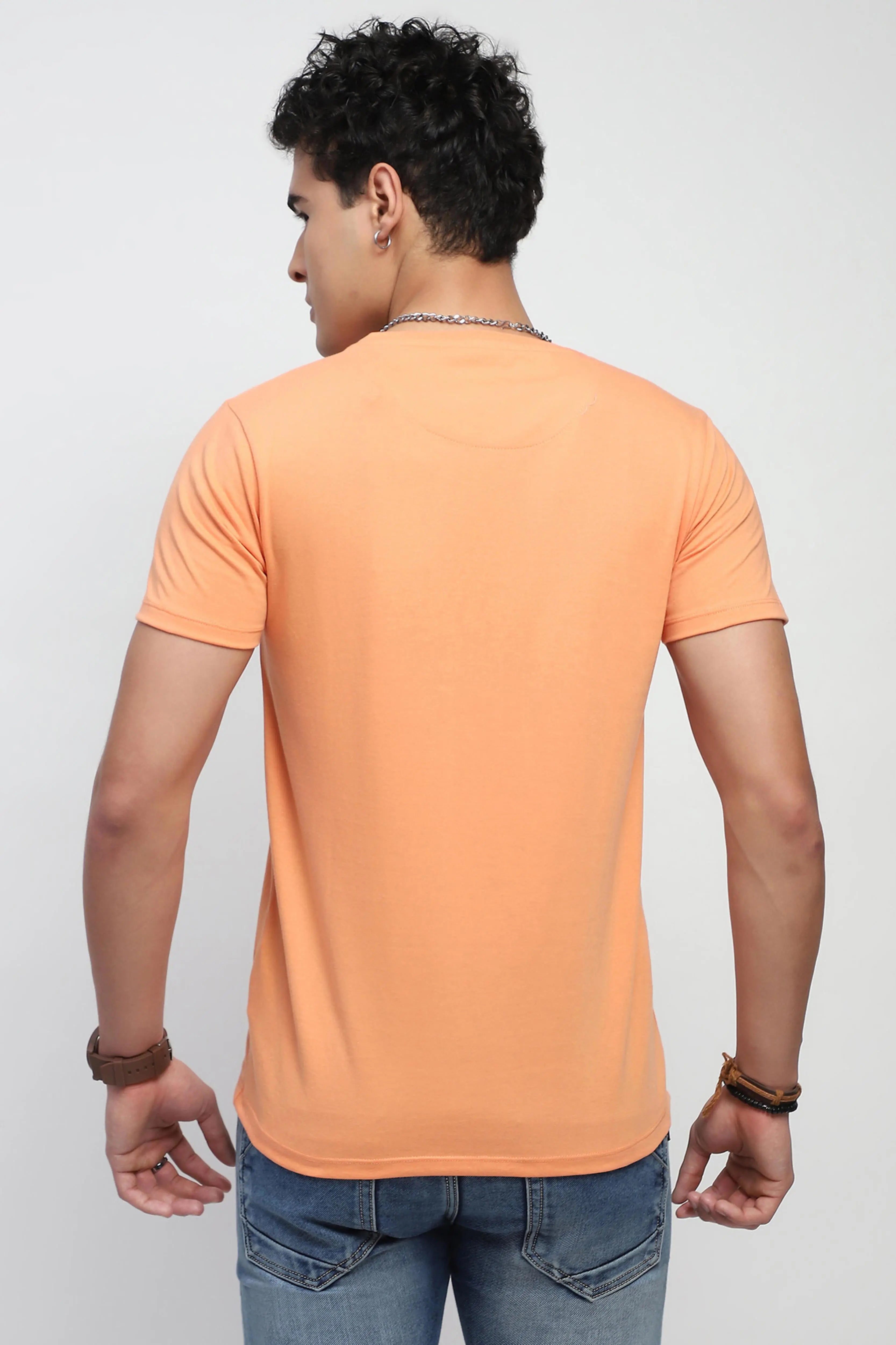 Graphic Cotton Round Neck T-Shirt - Global Republic