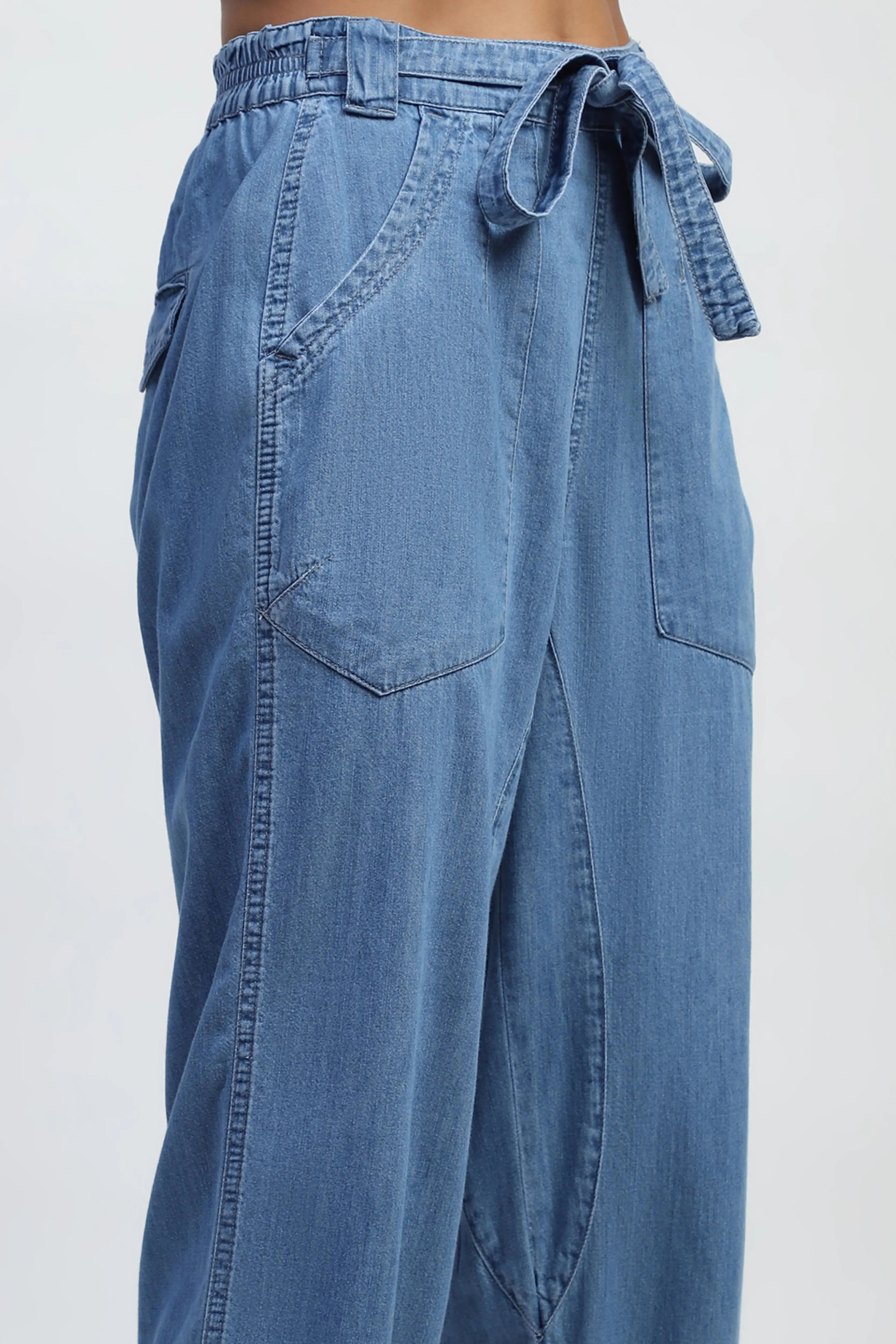 Boyfriend Fit Cotton Blend Jeans - Global Republic