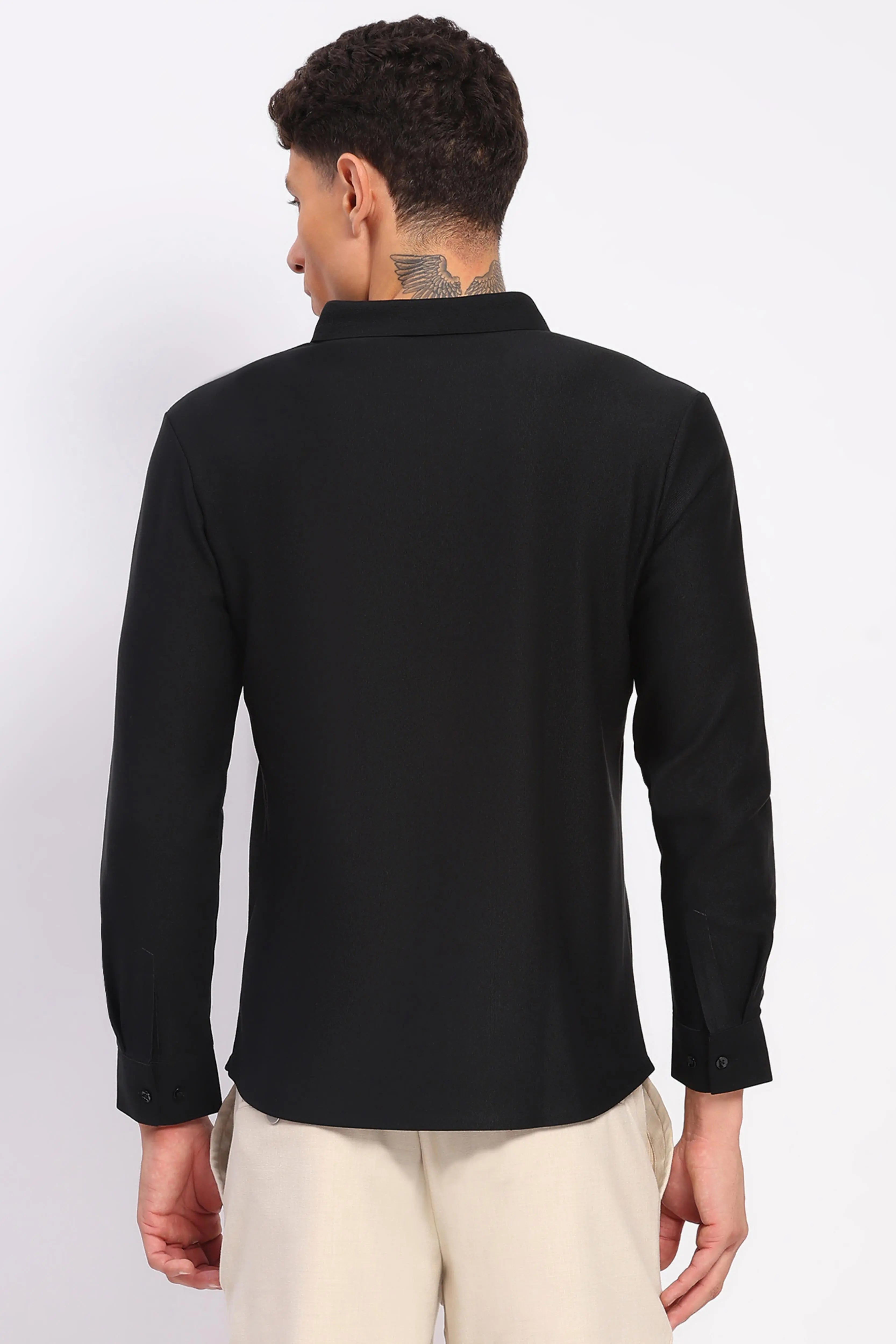 Men's Fleece-Lined Stretch Winter Shirt - Global Republic