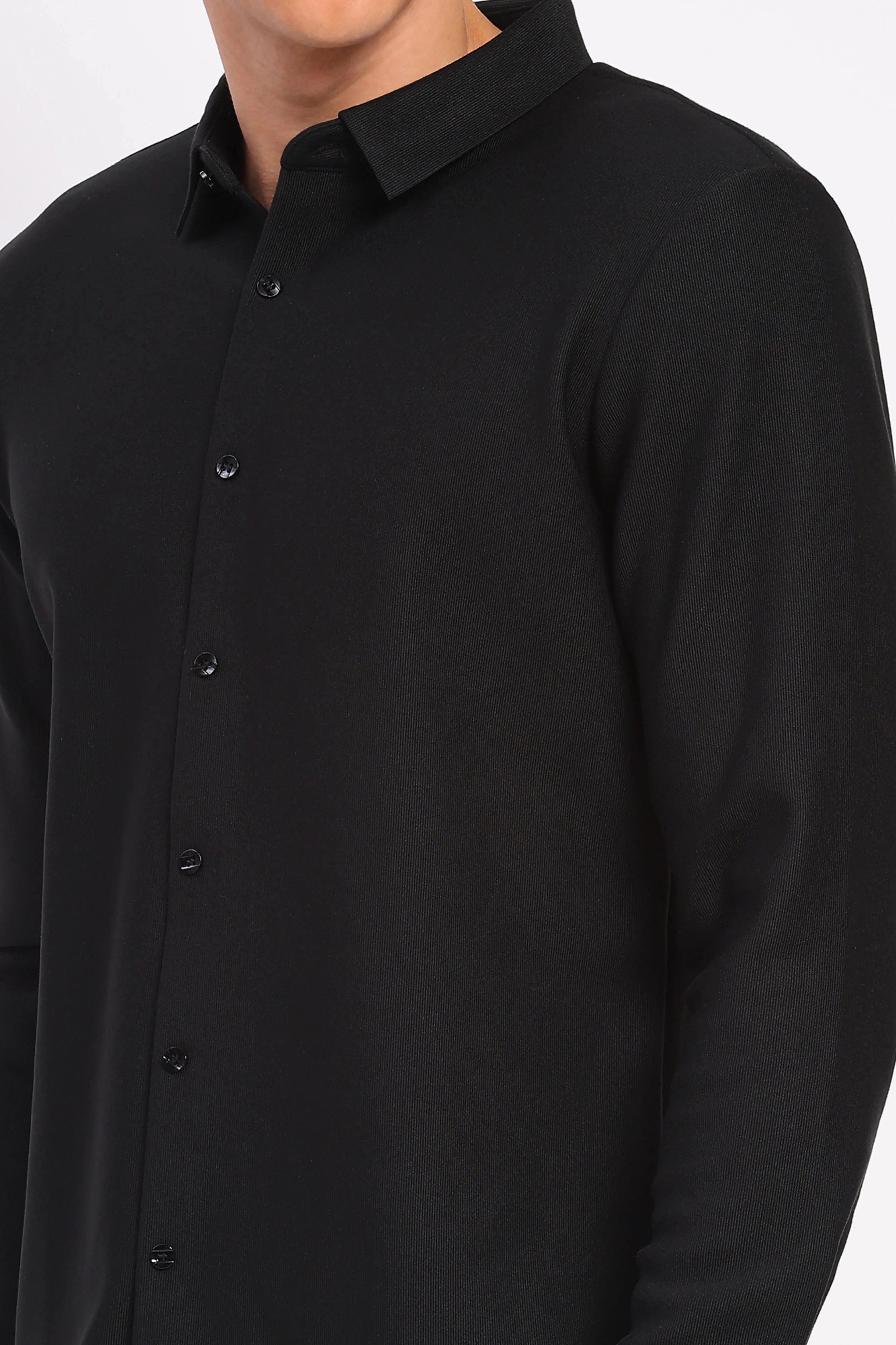 Men's Fleece-Lined Stretch Winter Shirt - Global Republic