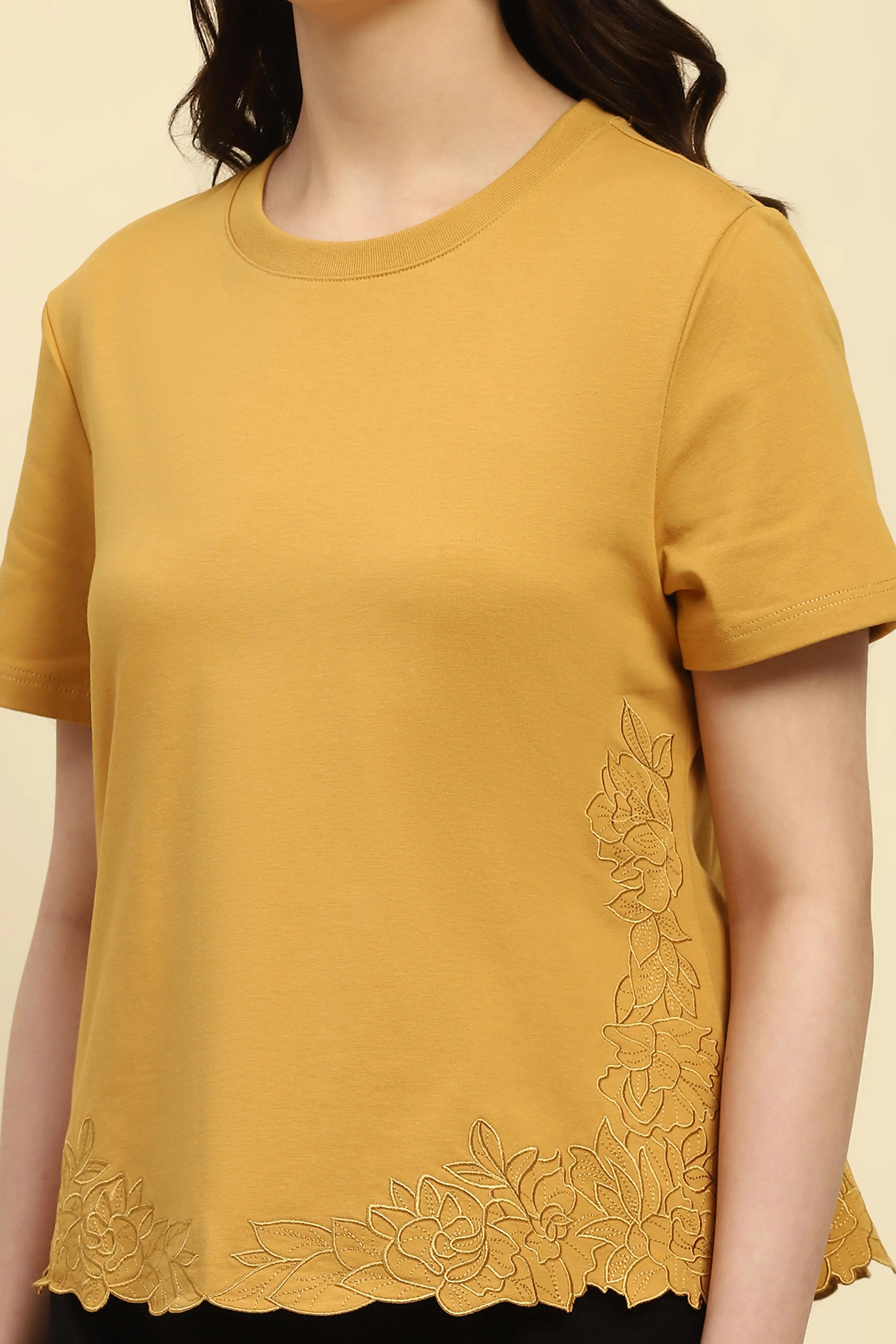 Embroidered UV Protection Cotton Top - Global Republic