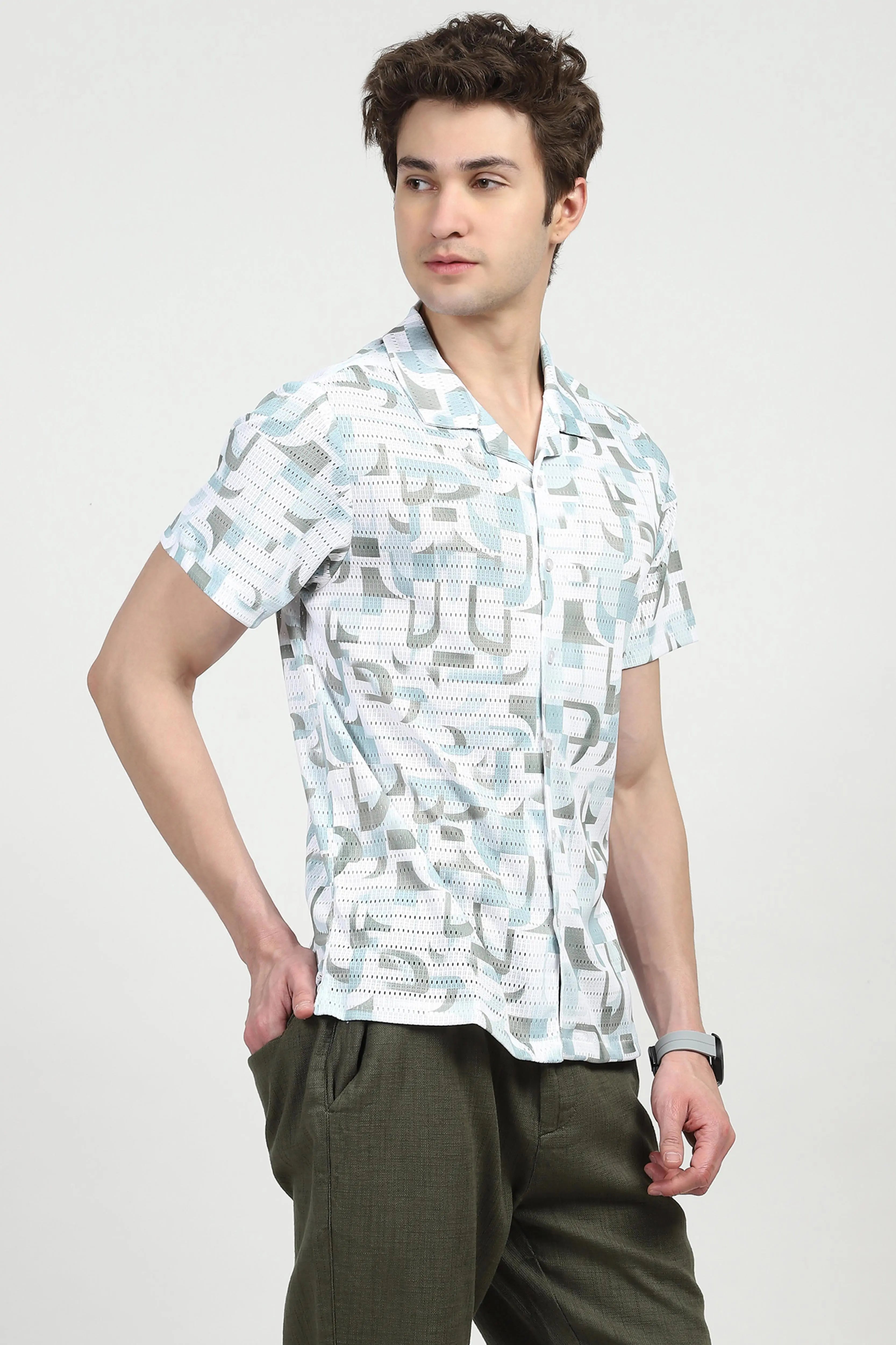 Abstract Print Shirt - Global Republic