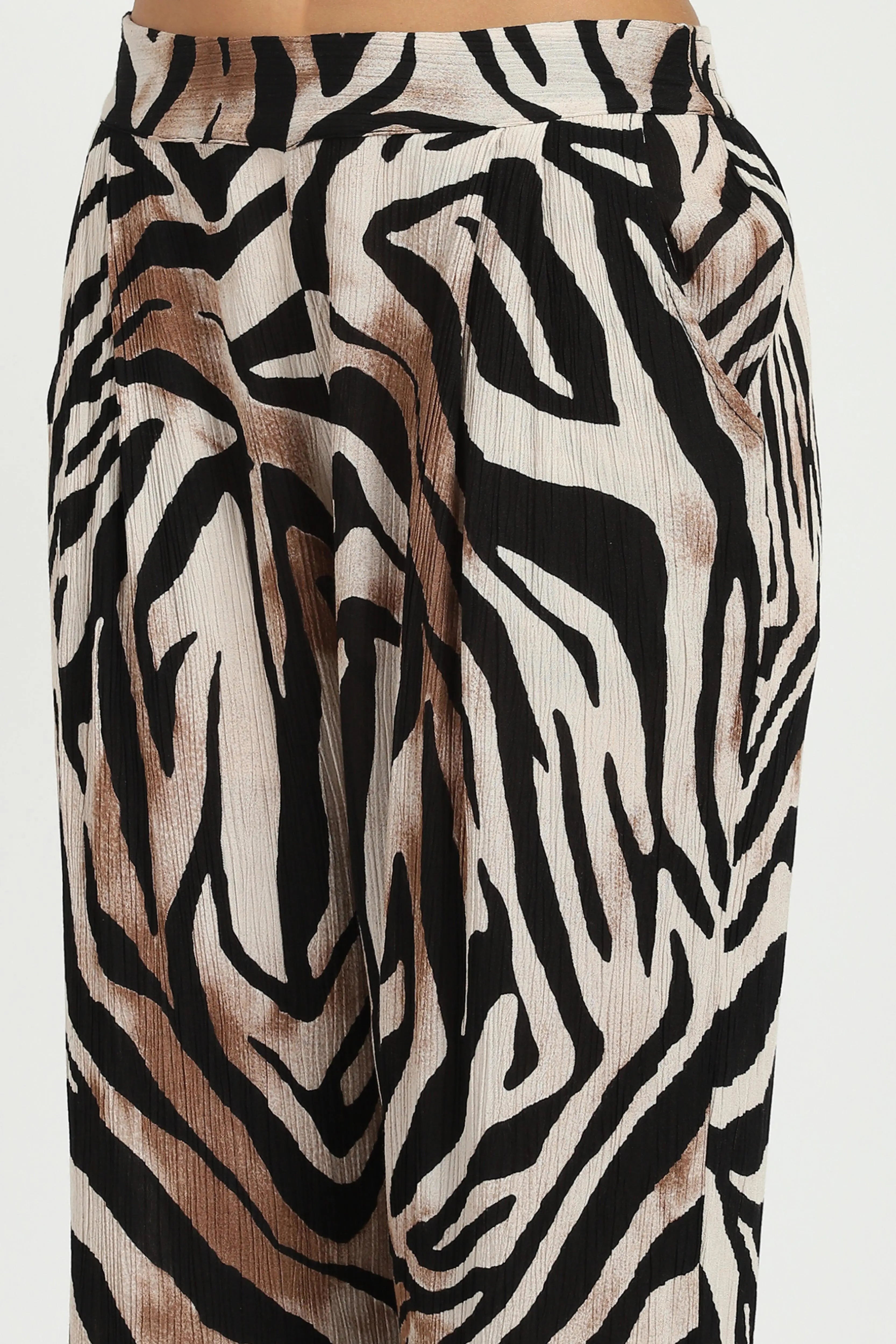 Leopard Print Viscose Lower - Global Republic