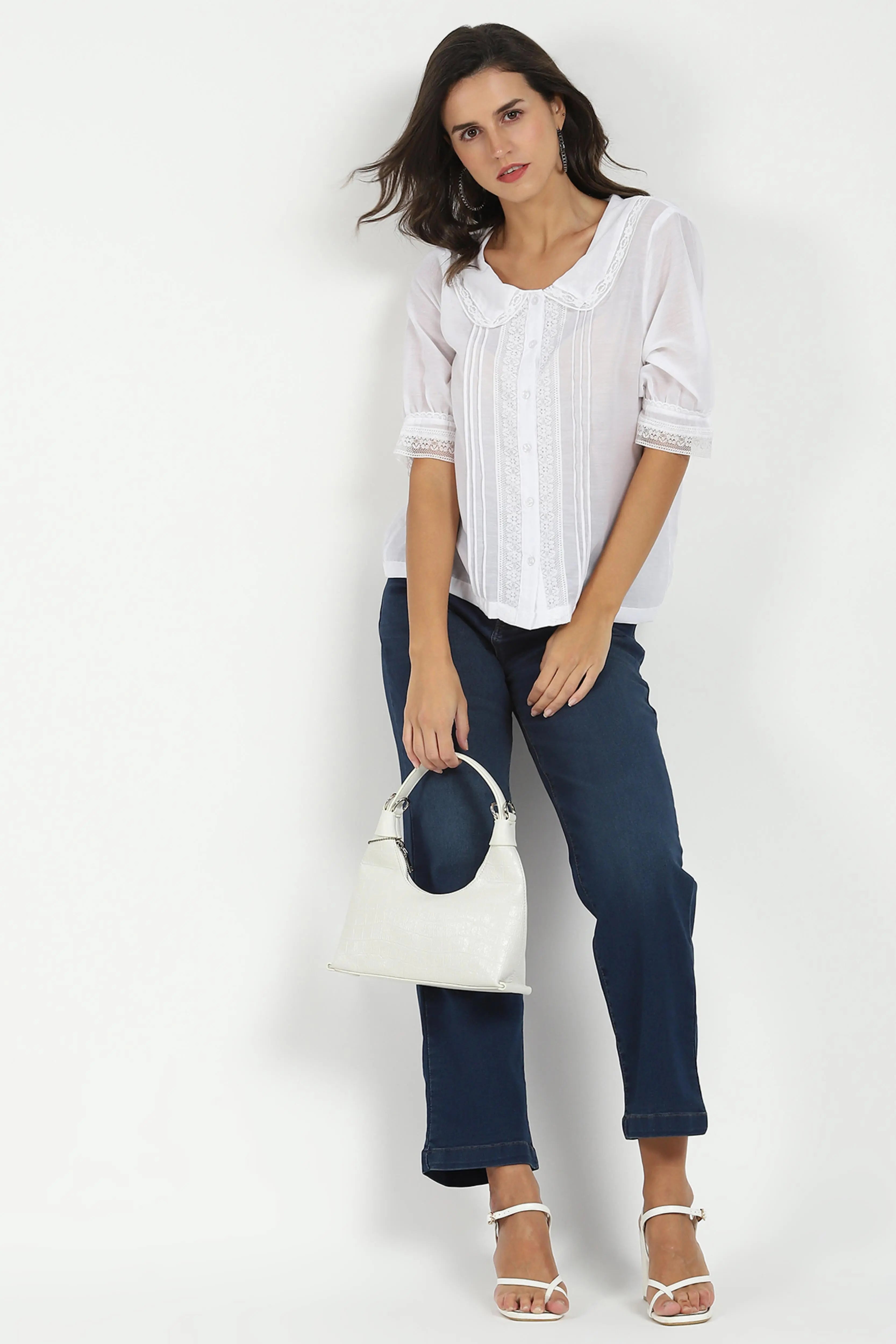 White Solid Top - Global Republic