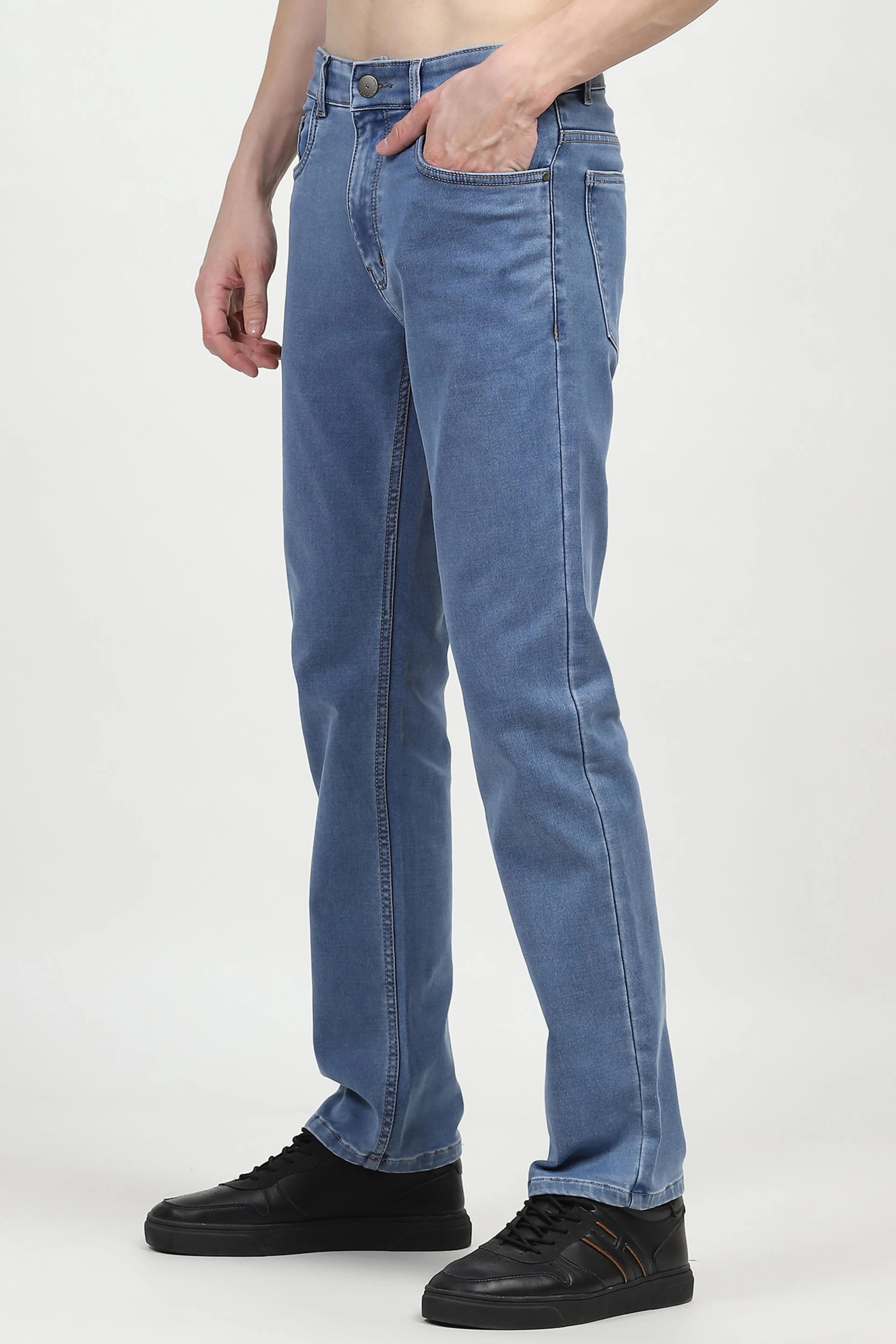 Blue Regular Fit Jeans - Global Republic