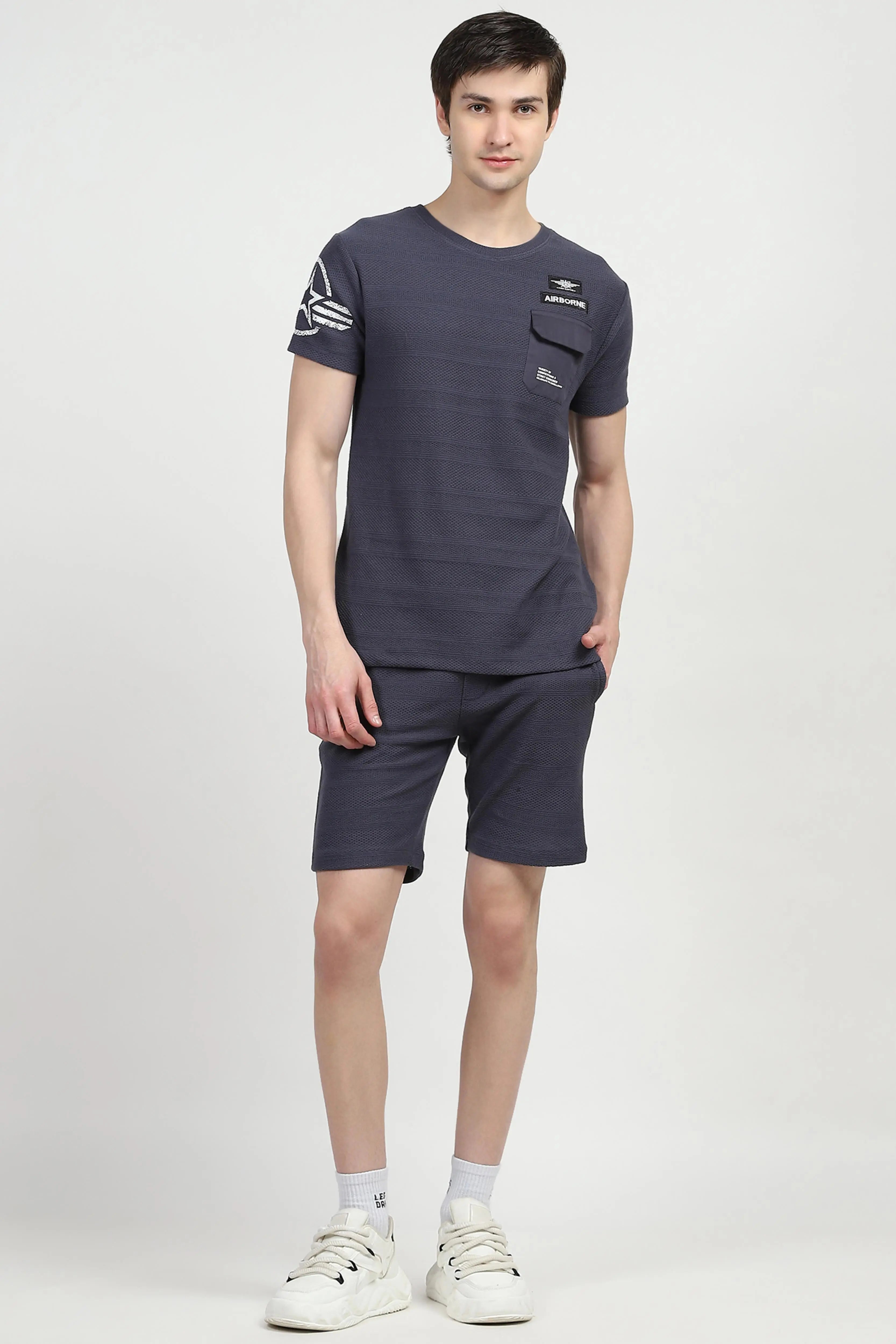 Cotton Textured Co-ord Set - Global Republic