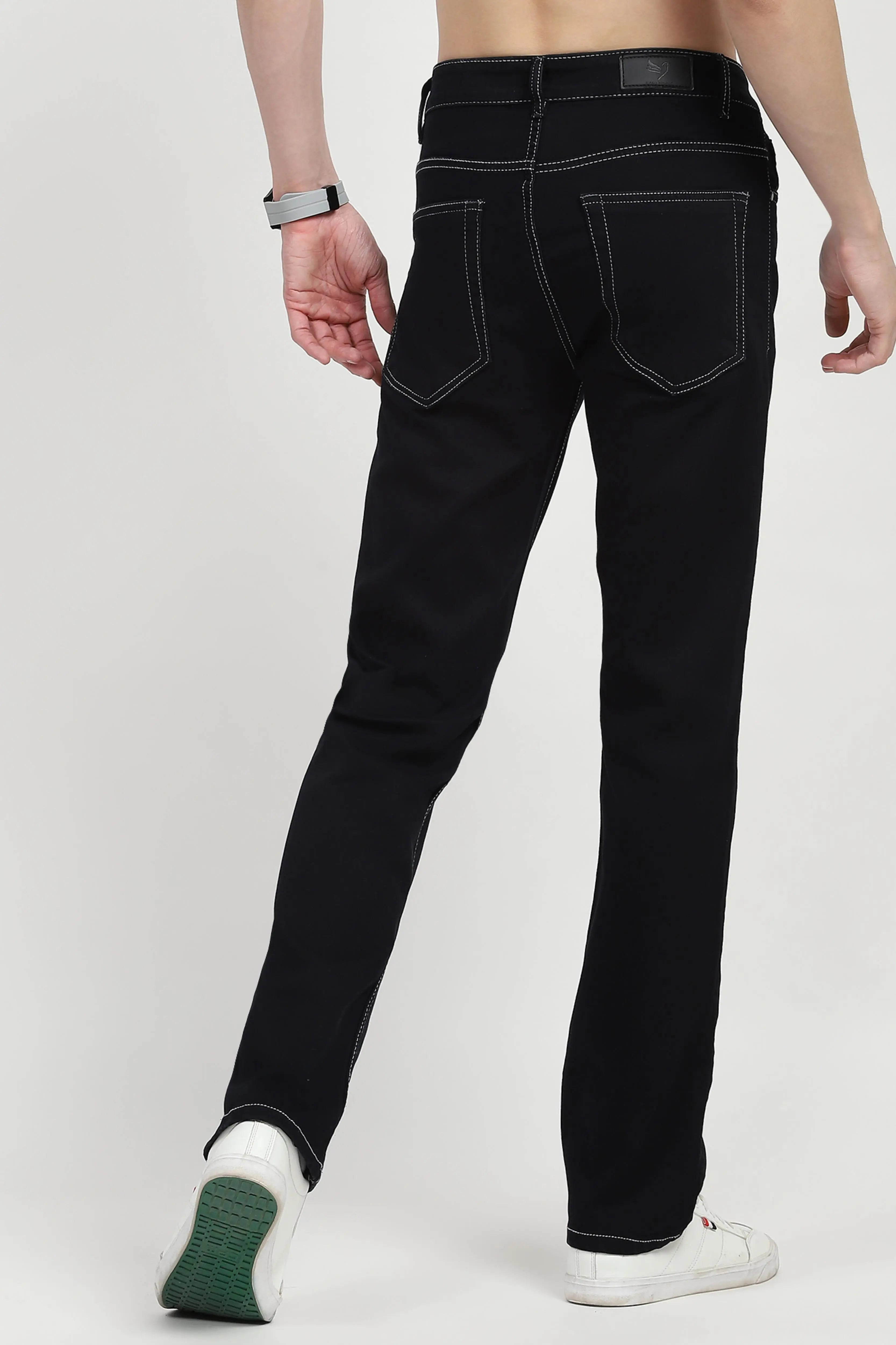 Carbon Blue Cotton Jeans - Global Republic