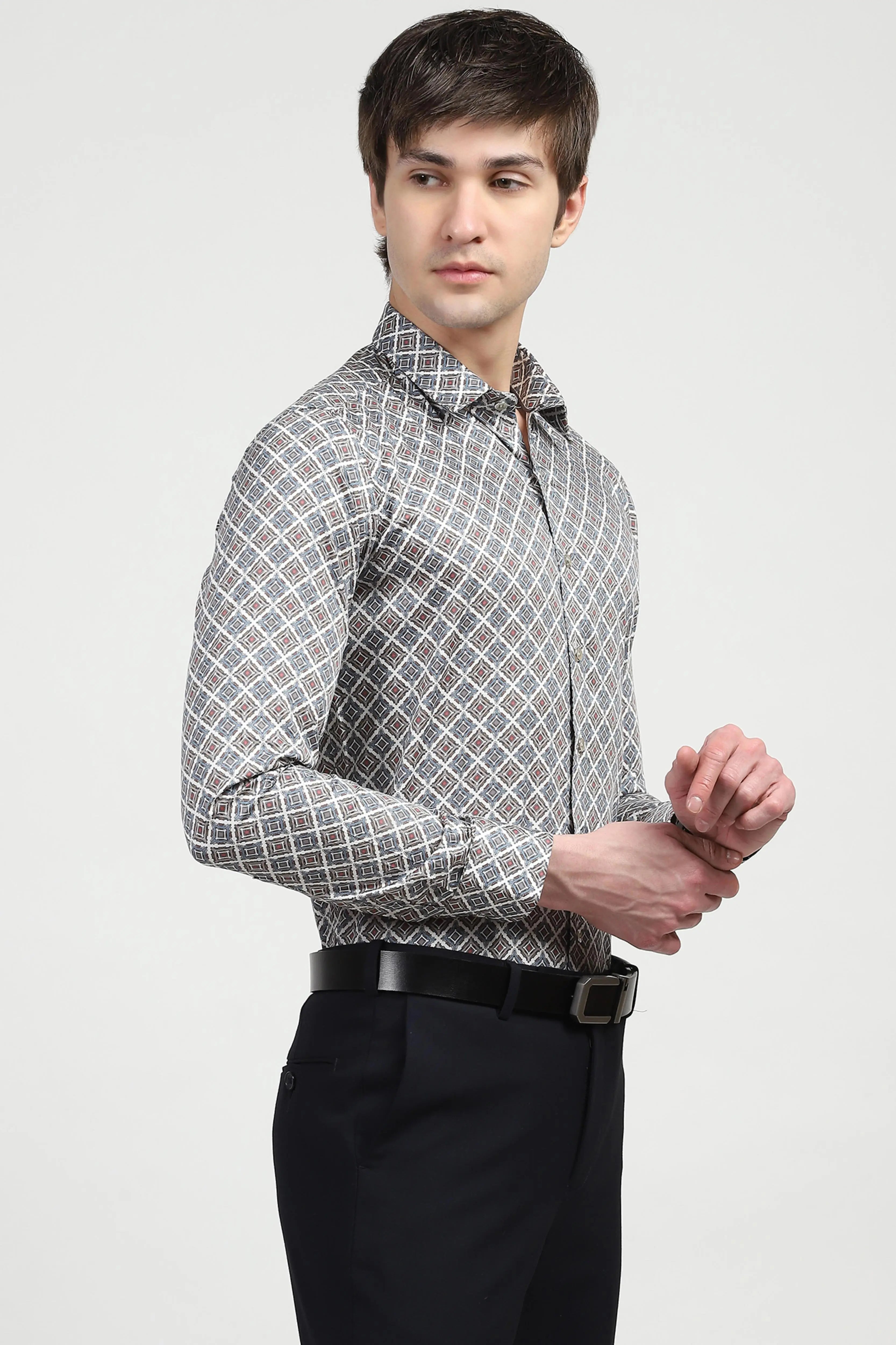 Printed Cotton Shirt - Global Republic
